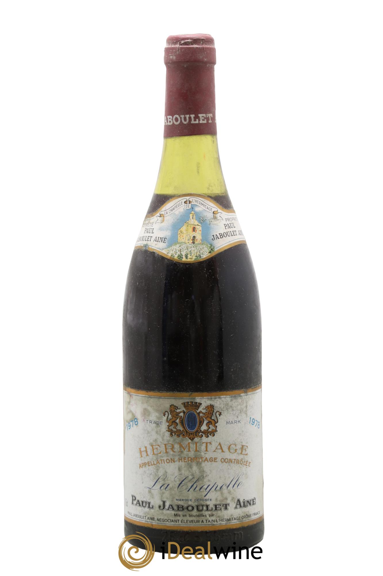 Hermitage La Chapelle Paul Jaboulet Ainé 1978 - Posten von 1 Flasche - 0