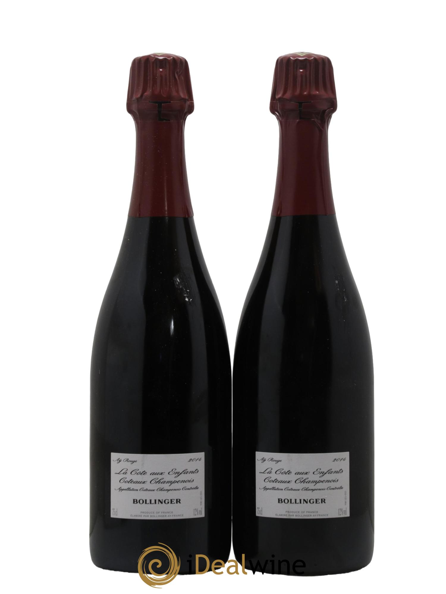 La Côte Aux Enfants Bollinger 2014 - Lot de 2 bouteilles - 0