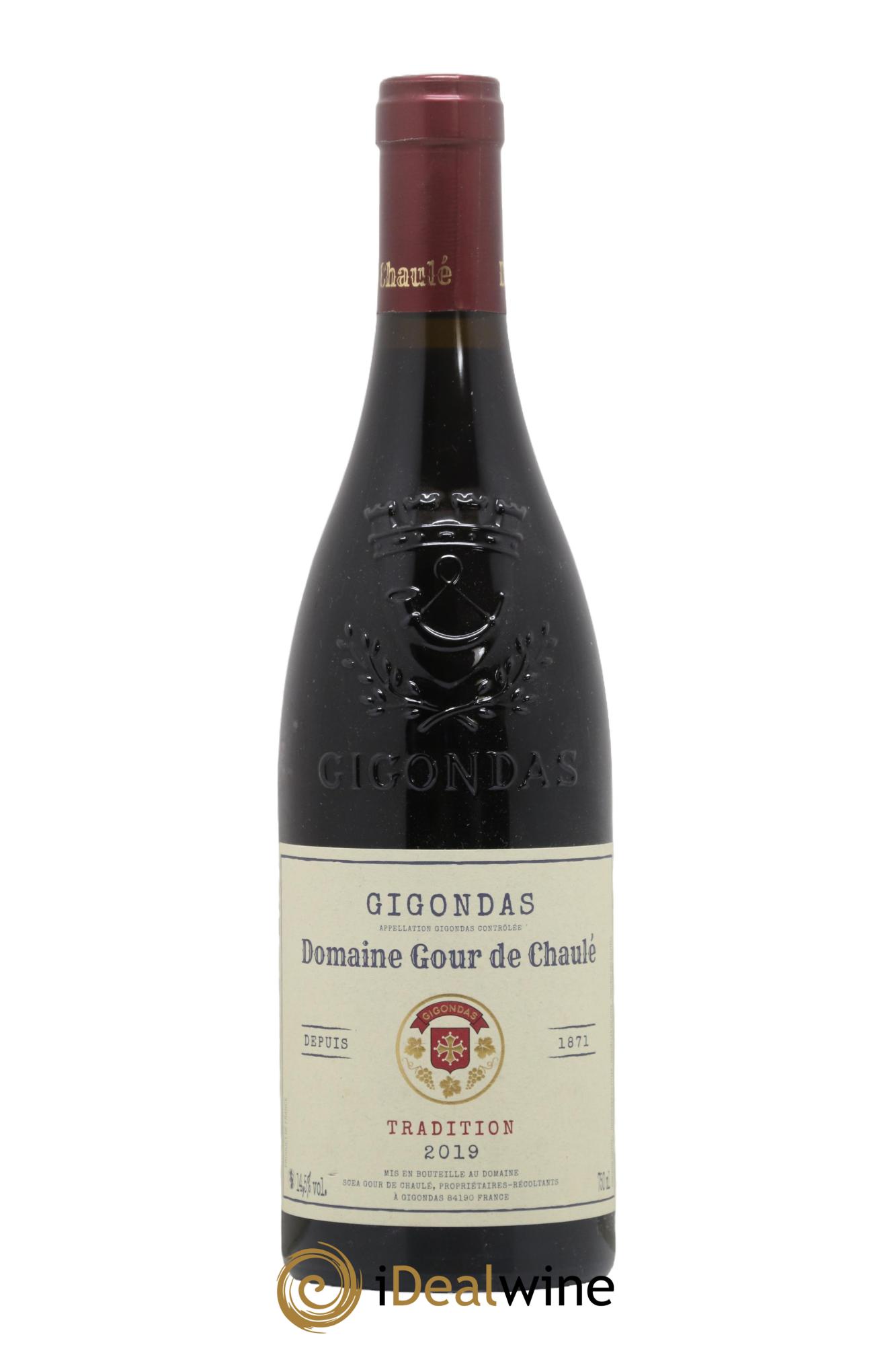 Gigondas Cuvee Tradition Gour De Chaule 2019 - Lot de 1 bouteille - 0