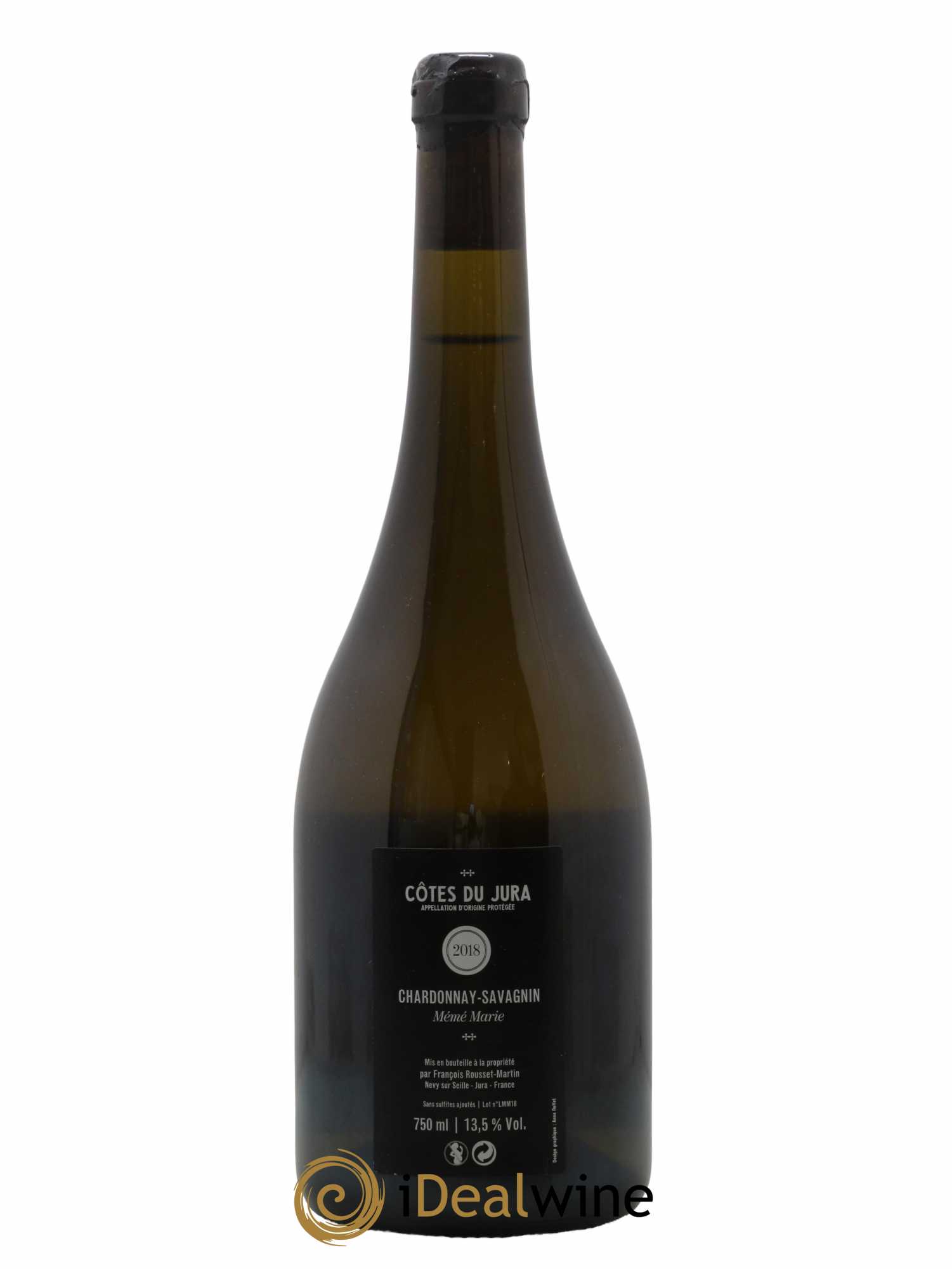 Côtes du Jura Mémé Marie François Rousset Martin 2018 - Lot de 1 bouteille - 1