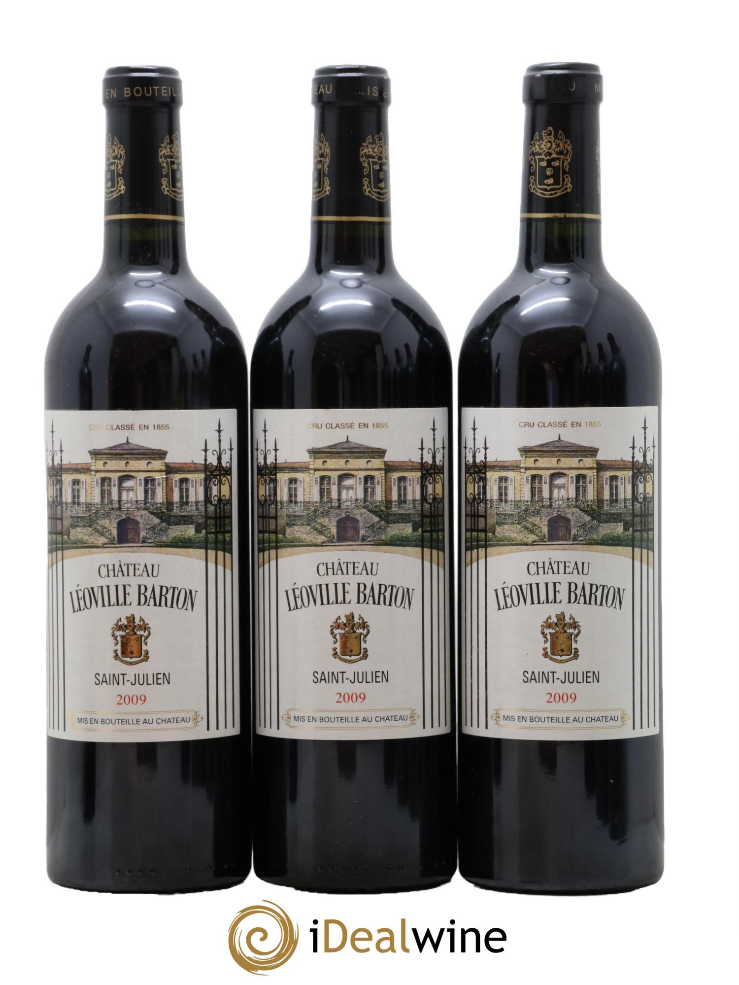 Château Léoville Barton 2ème Grand Cru Classé 2009 - Lot de 3 bouteilles - 0