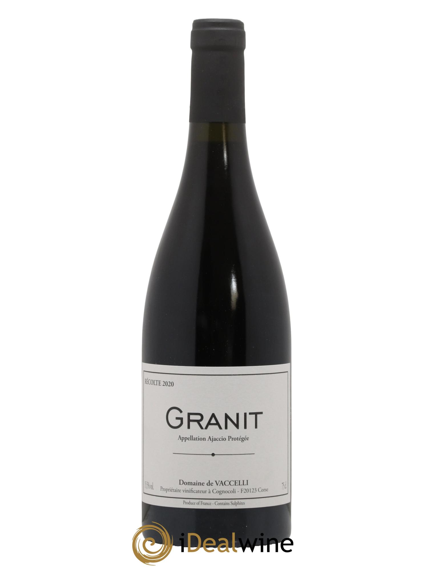 Ajaccio Granit Vaccelli 2020 - Posten von 1 Flasche - 0