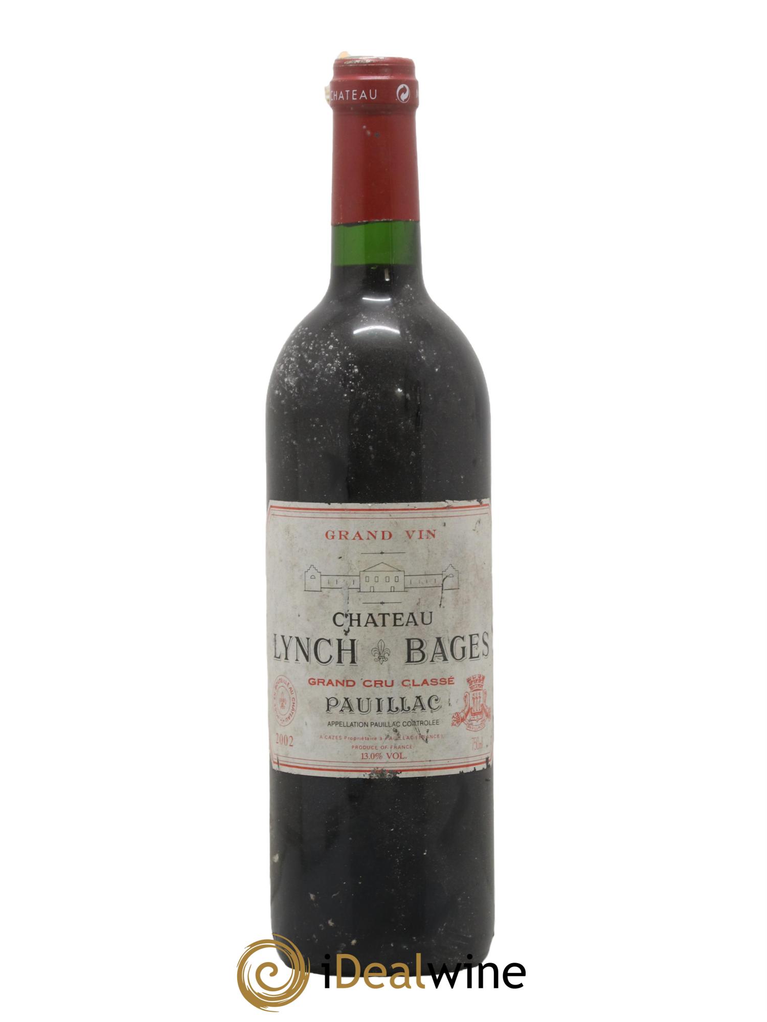 Château Lynch Bages 5ème Grand Cru Classé 2002 - Lot de 1 bouteille - 0