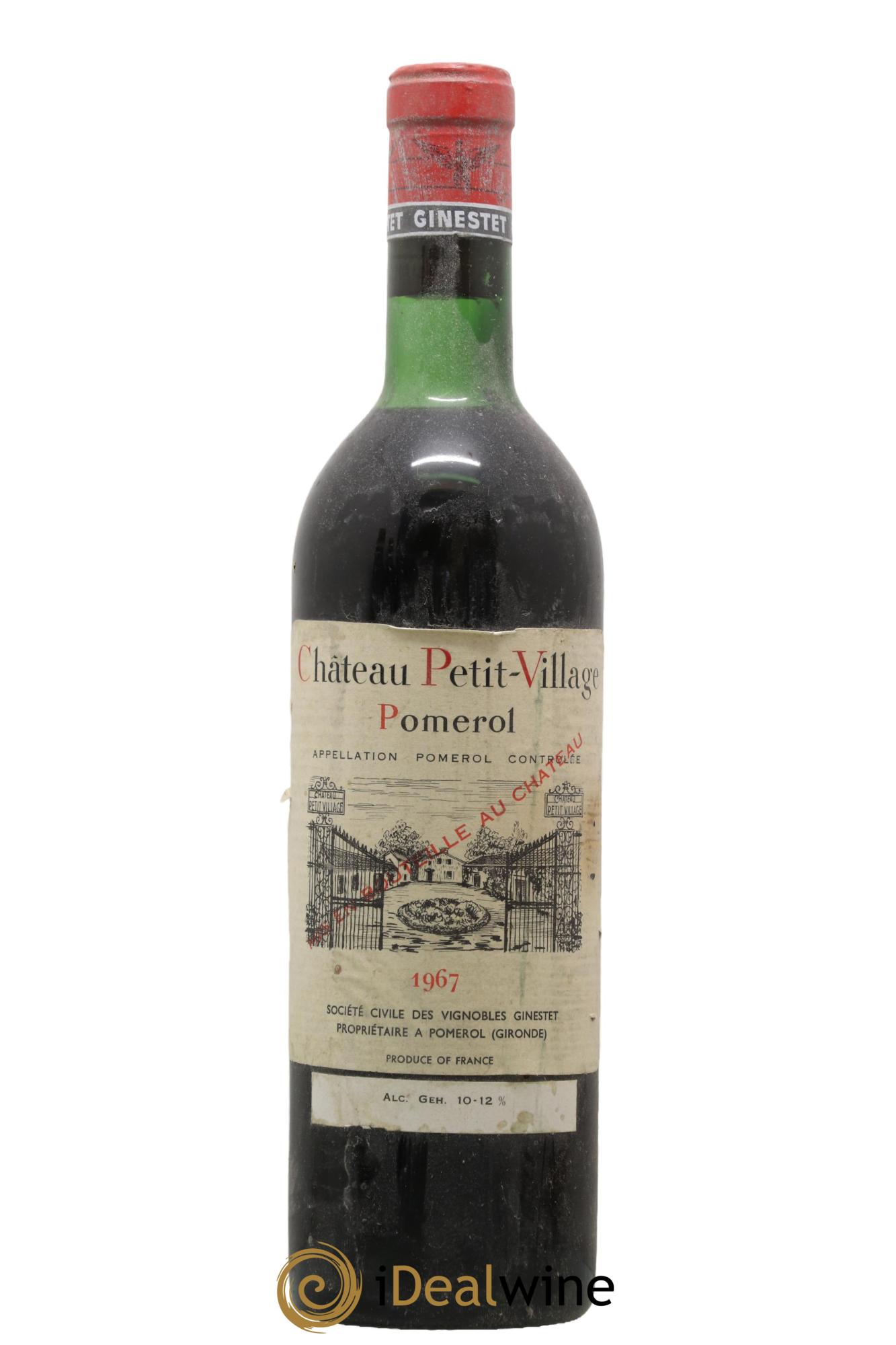 Château Petit Village 1967 - Lot de 1 bouteille - 0