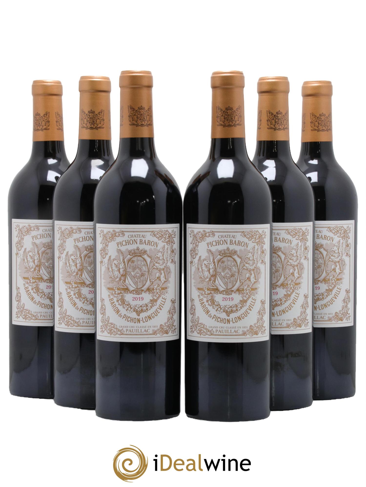 Pichon Longueville Baron 2ème Grand Cru Classé 2019 - Lotto di 6 bottiglie - 0