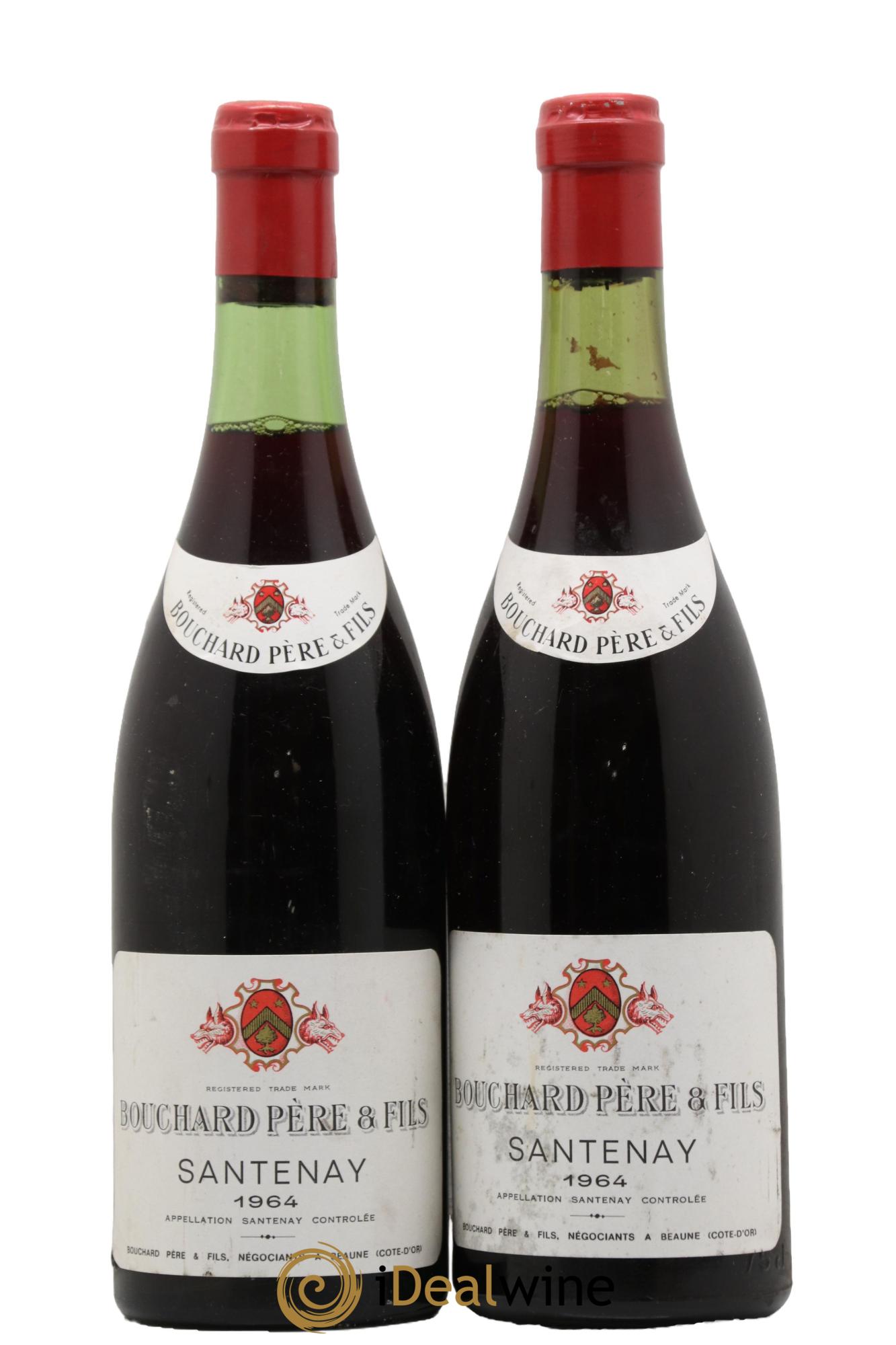 Santenay Bouchard Père & Fils  1964 - Lotto di 2 bottiglie - 0