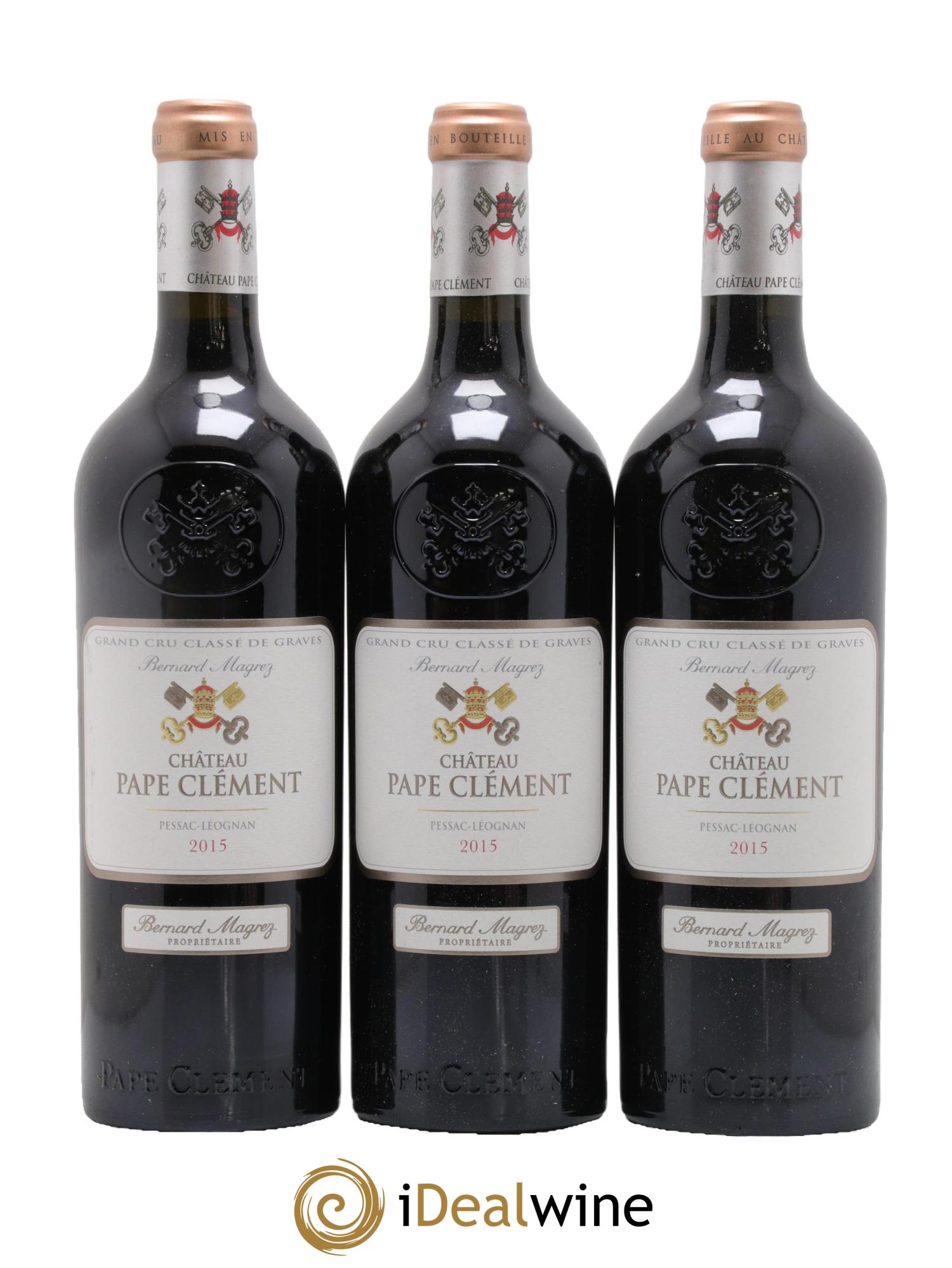 Château Pape Clément Cru Classé de Graves 2015 - Posten von 6 Flaschen - 1