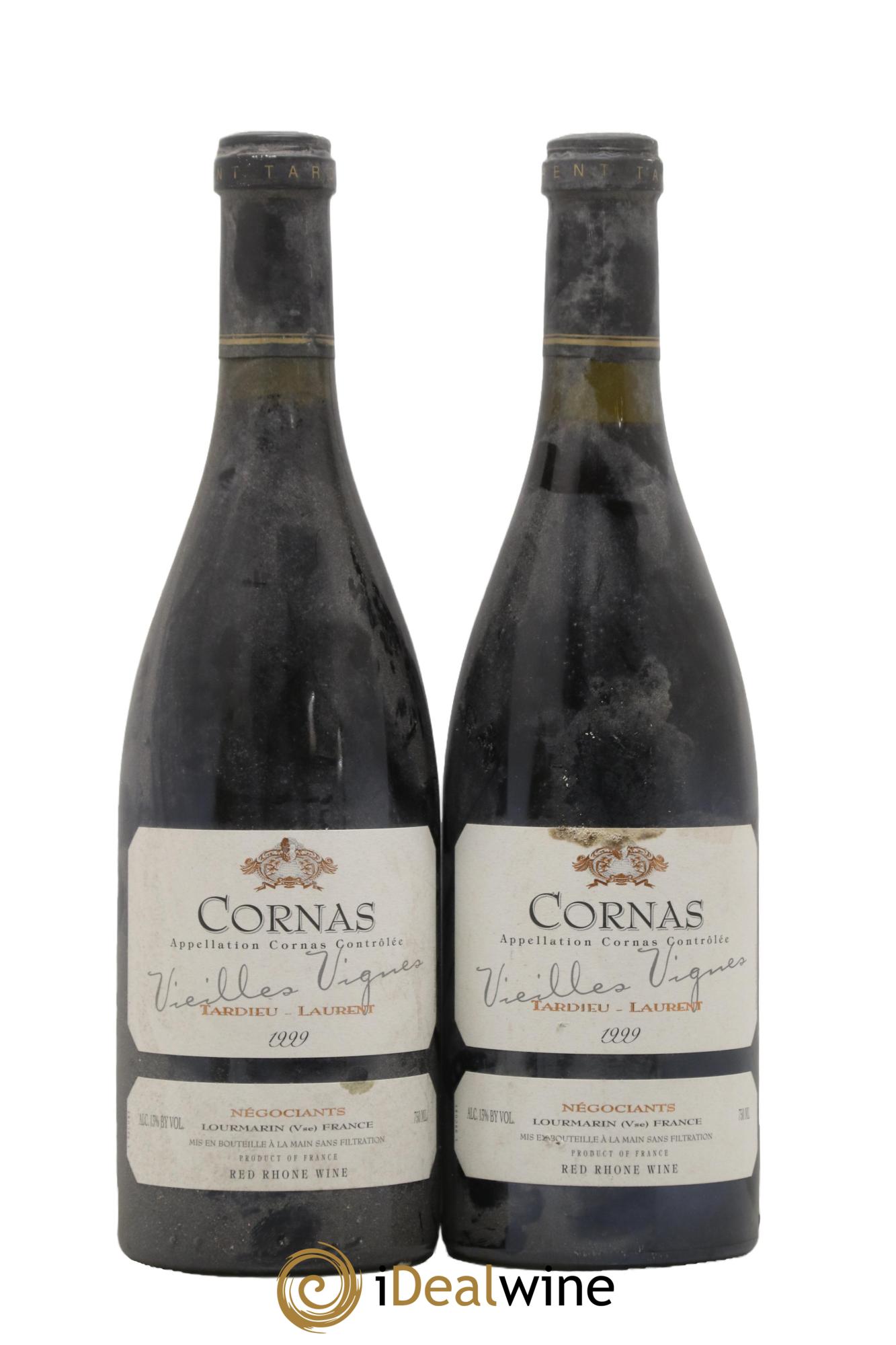 Cornas Vieilles vignes Maison Tardieu-Laurent 1999 - Lot de 2 bouteilles - 0