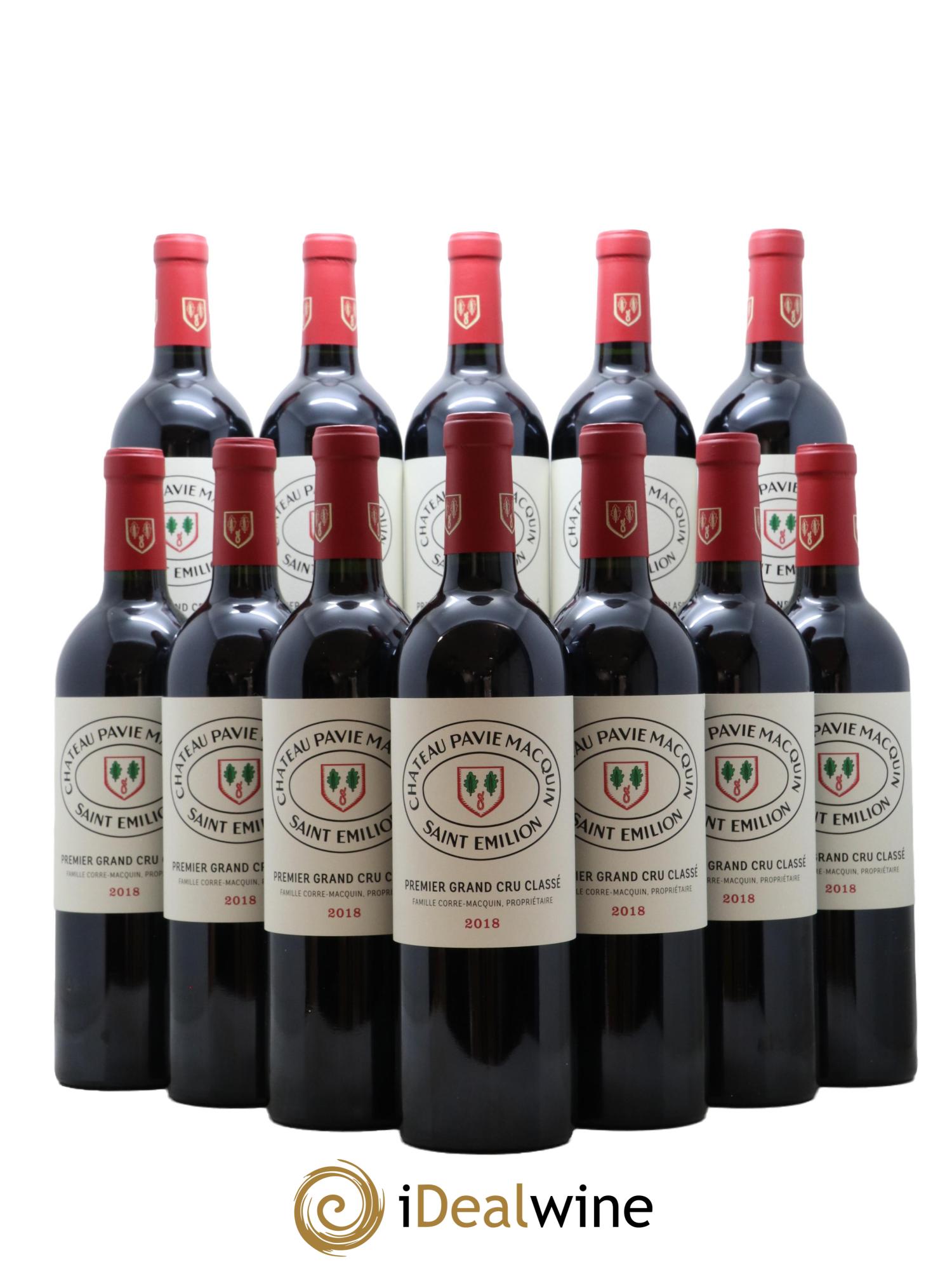 Château Pavie Macquin 1er Grand Cru Classé B  2018 - Lotto di 12 bottiglie - 0