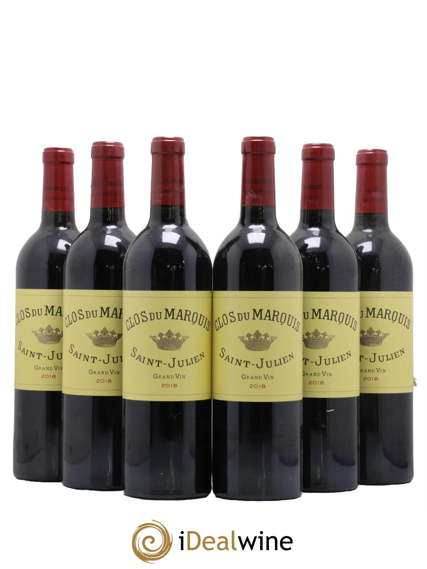 Clos du Marquis  2018 - Lot of 6 bottles - 0