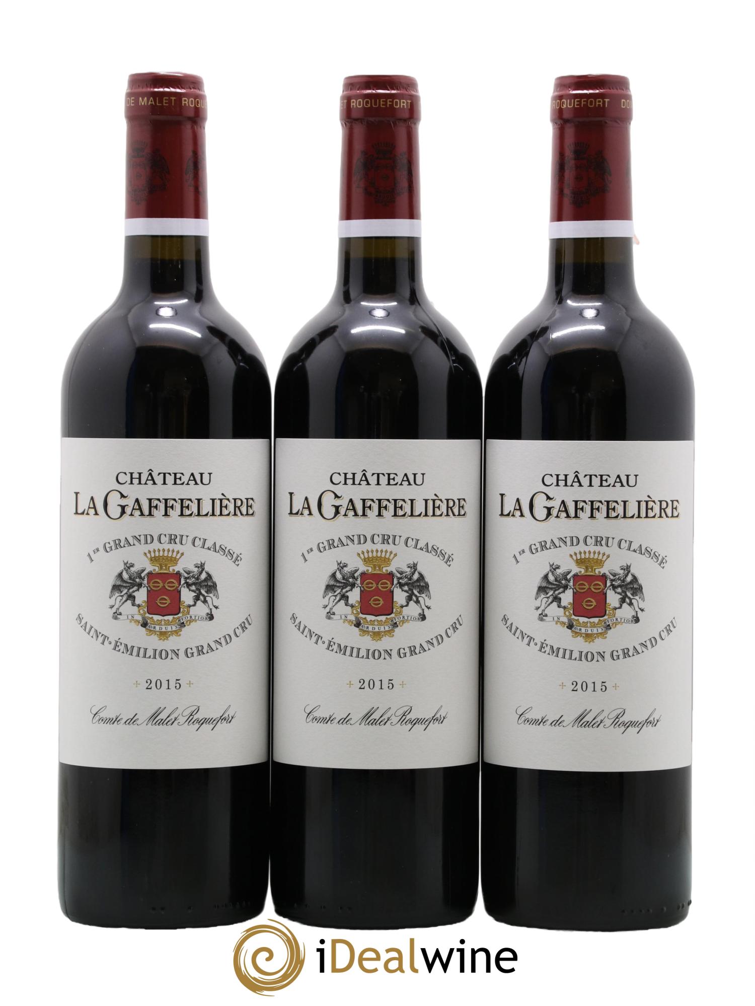 Château la Gaffelière 1er Grand Cru Classé B  2015 - Lotto di 12 bottiglie - 1