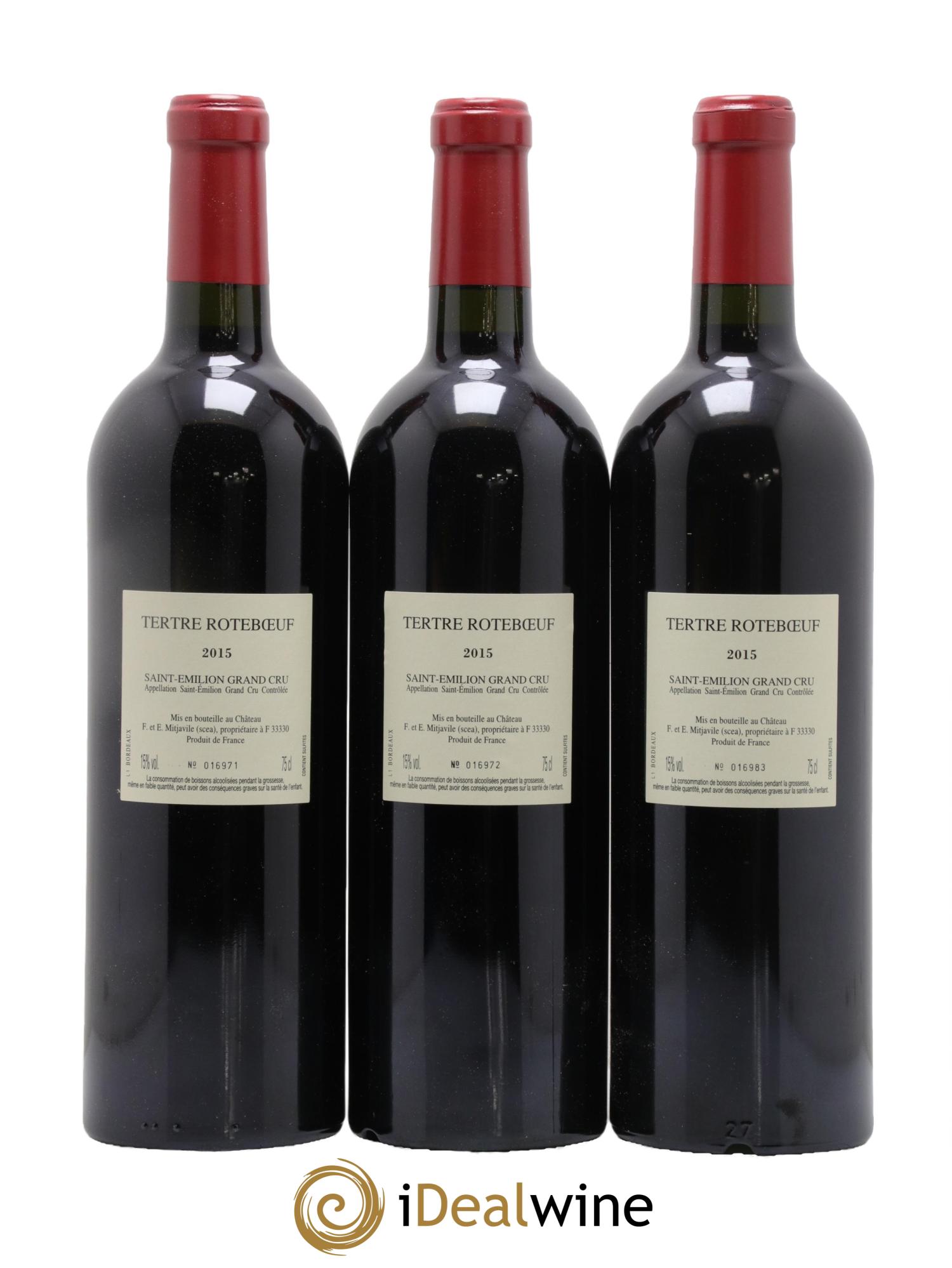 Château Tertre Roteboeuf 2015 - Lot of 6 bottles - 2