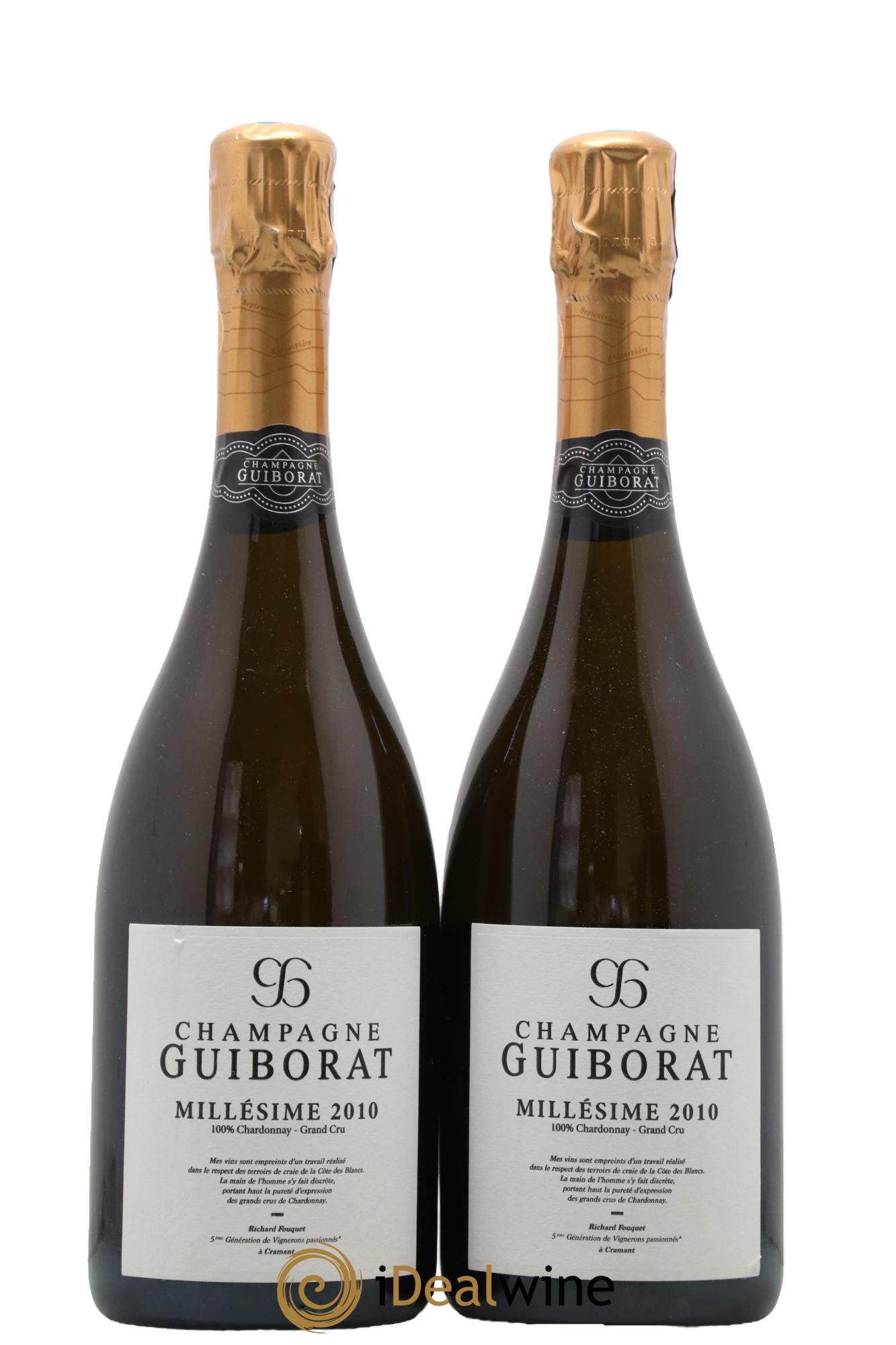 Champagne Maison Guiborat 2010 - Posten von 2 Flaschen - 0