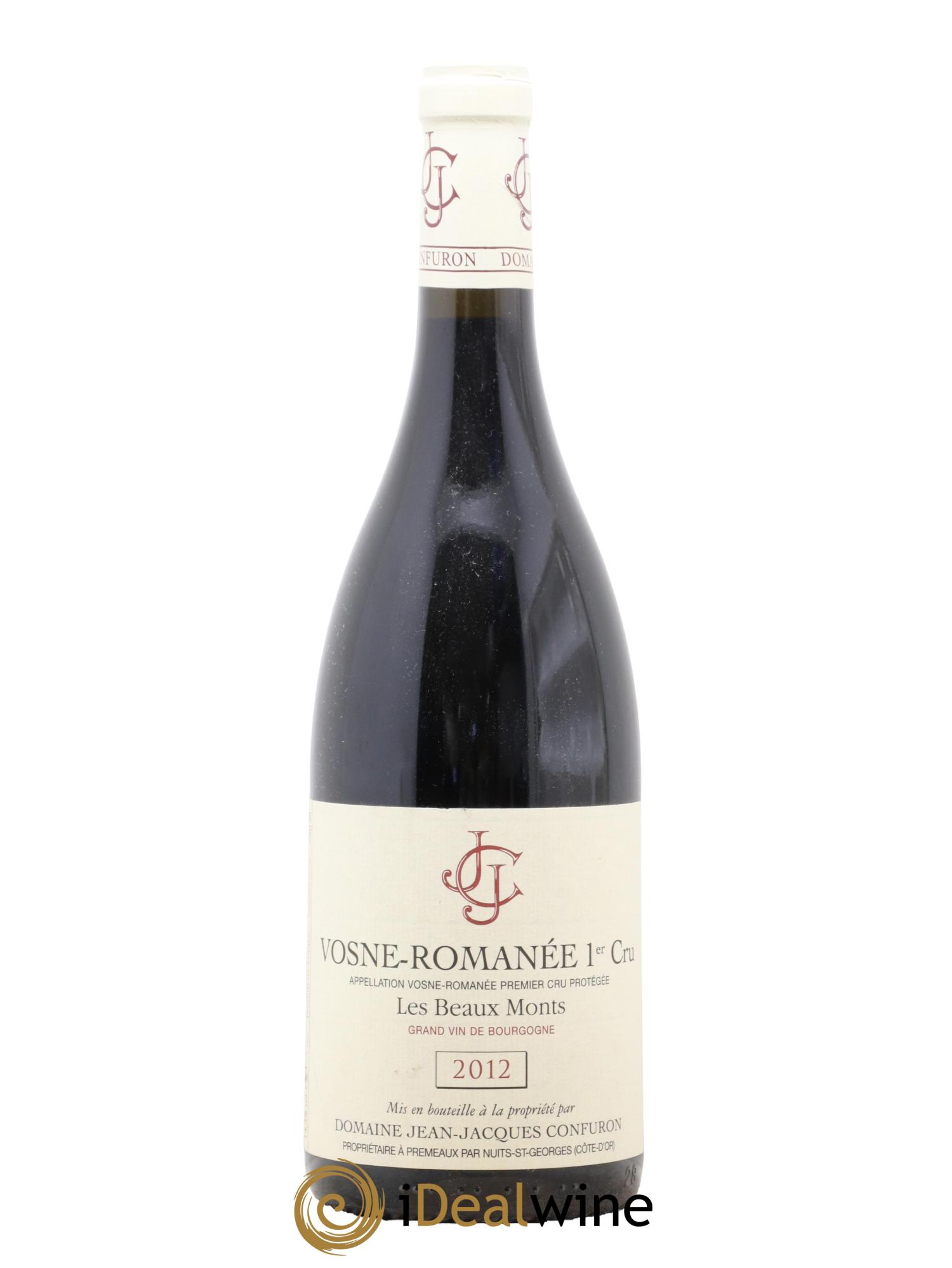 Vosne-Romanée 1er Cru Les Beaux Monts Jean-Jacques Confuron 2012 - Lot de 1 bouteille - 0