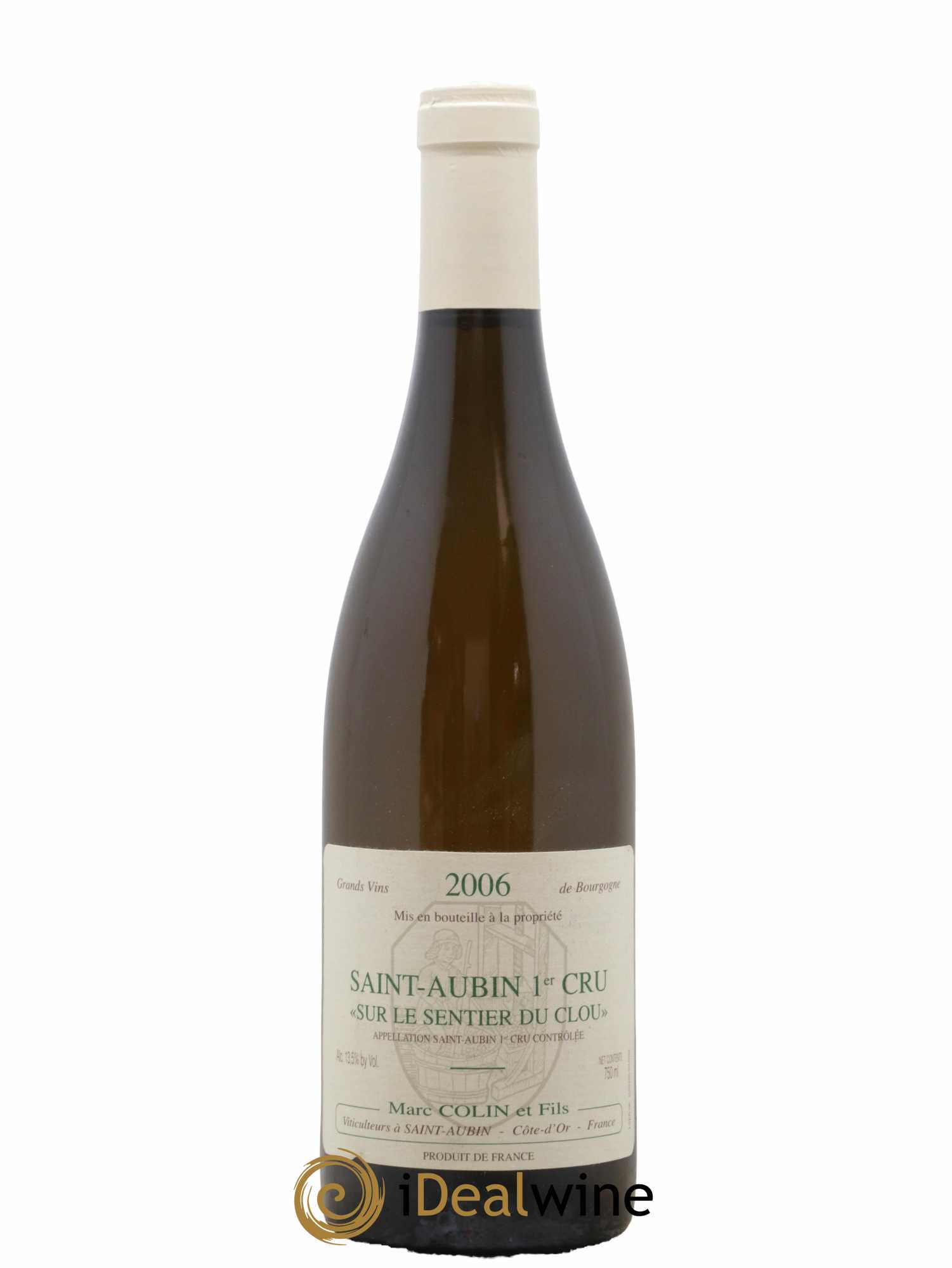 Saint-Aubin 1er Cru Le Sentier Du Clou Marc Colin & Fils 2006 - Lot de 1 bouteille - 0