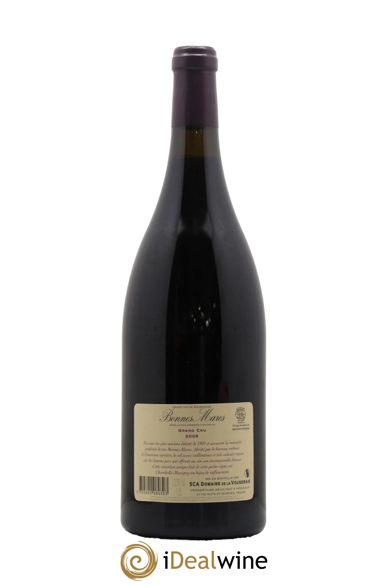 Bonnes-Mares Grand Cru La Vougeraie  2009 - Lotto di 1 magnum - 1