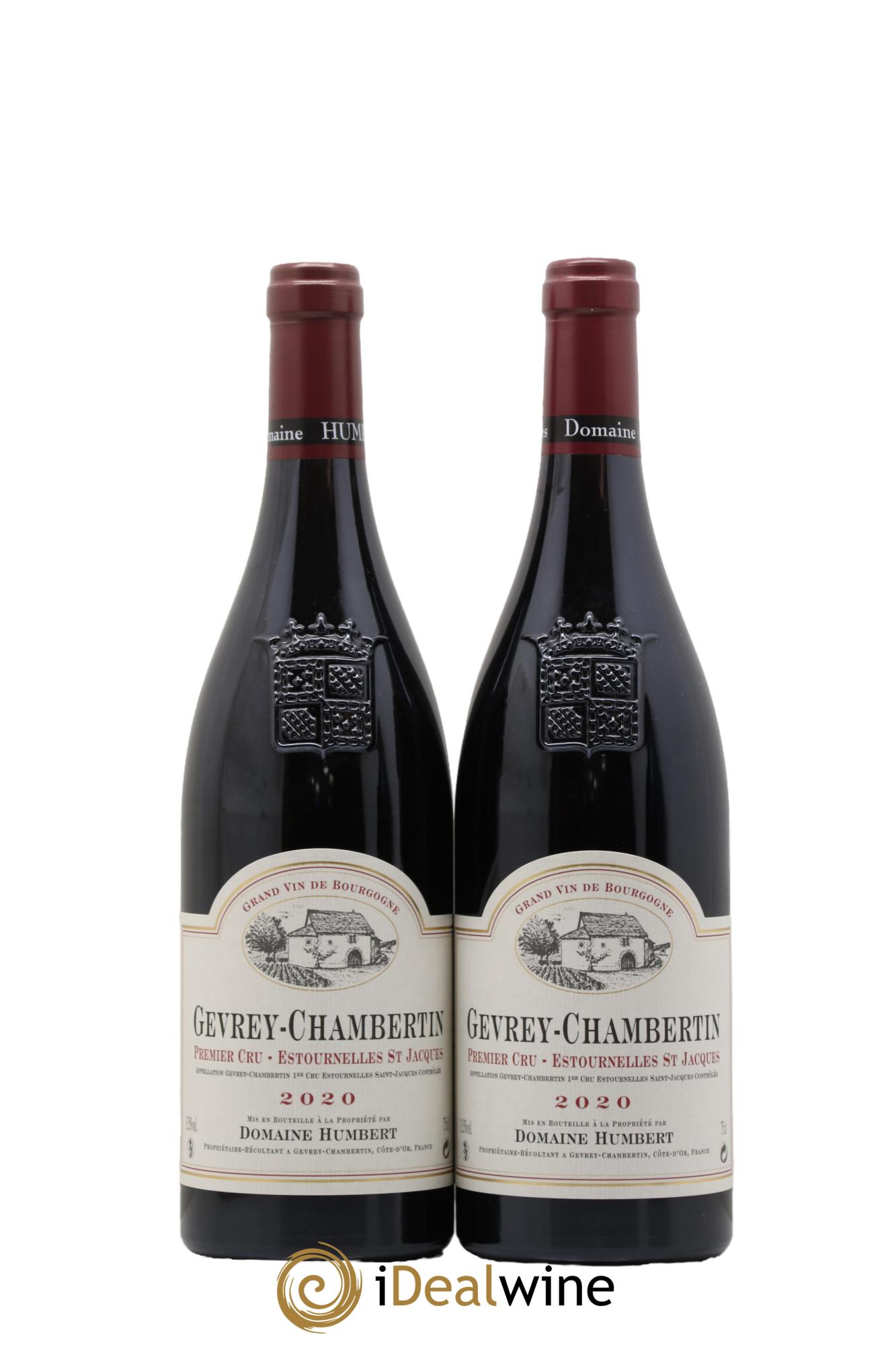 Gevrey-Chambertin 1er Cru Estournelles Saint-Jacques Humbert (Domaine) 2020 - Lotto di 2 bottiglie - 0