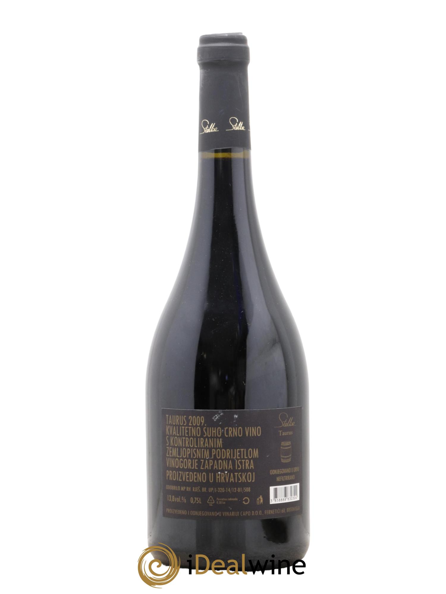 Vins Etrangers Croatie StelleaTaurus Vinogorje zapadna Capo 2009 - Posten von 1 Flasche - 1