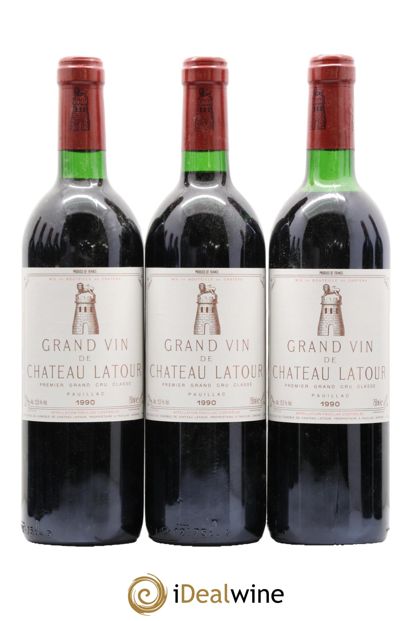 Château Latour 1er Grand Cru Classé 1990 - Lot de 12 bouteilles - 3