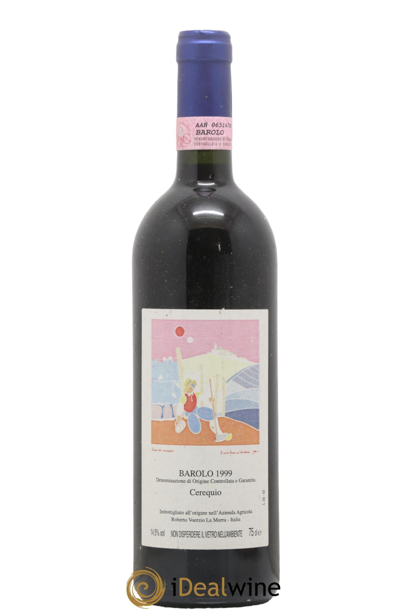 Barolo DOCG Cerequio Roberto Voerzio 1999 - Lotto di 1 bottiglia - 0