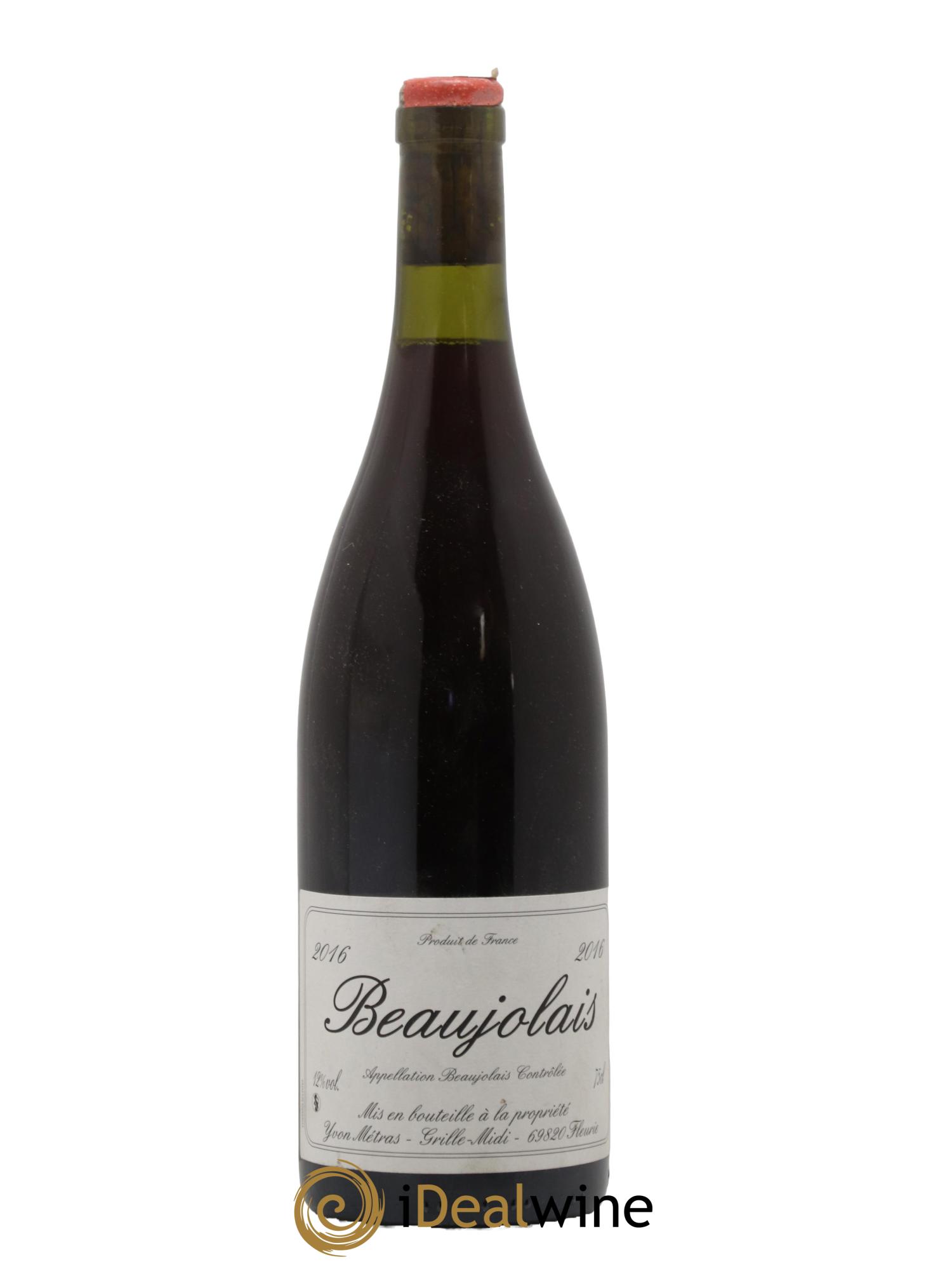 Beaujolais Yvon Métras 2016 - Posten von 1 Flasche - 0