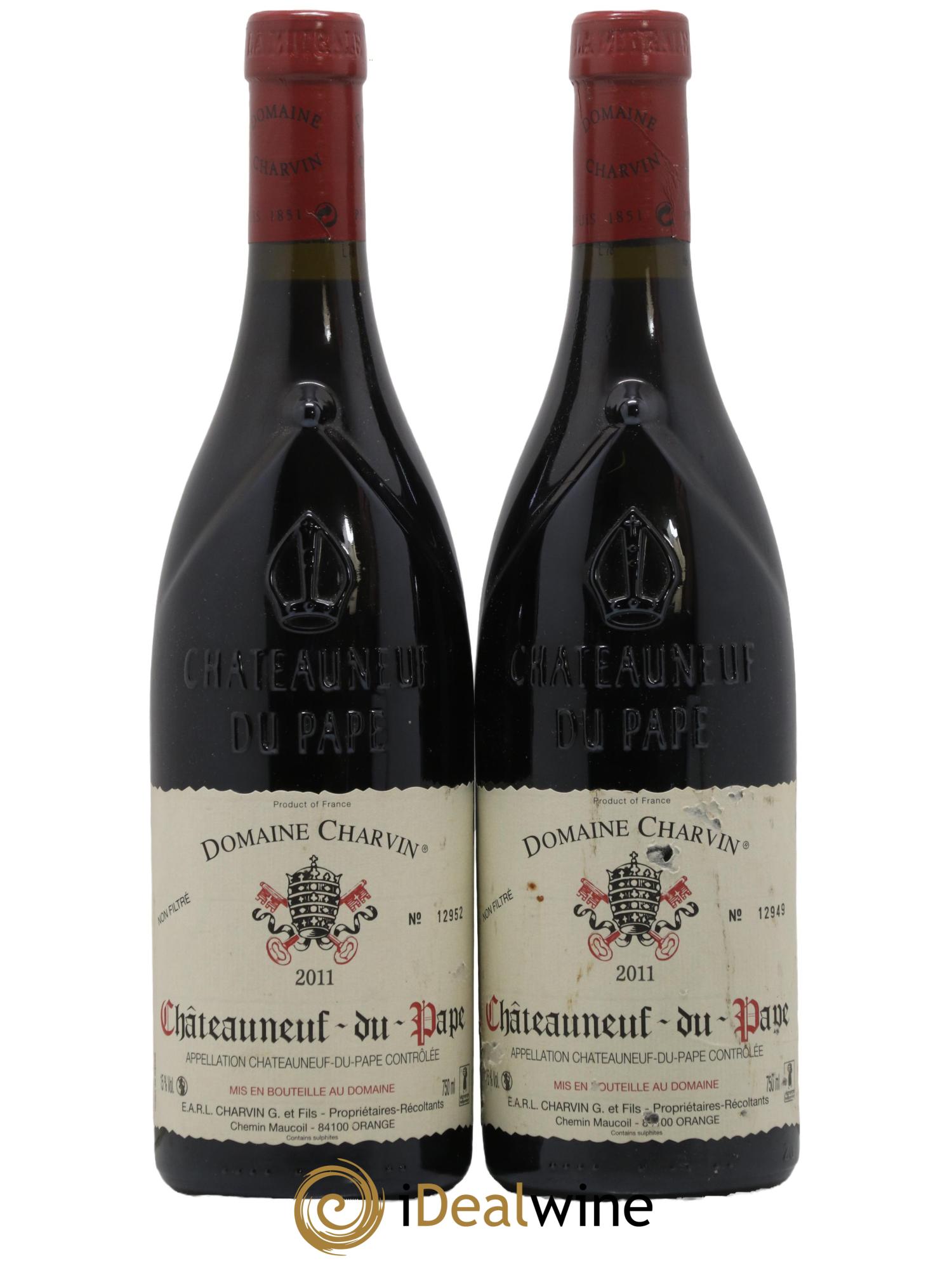 Châteauneuf-du-Pape Charvin (Domaine) 2011 - Posten von 2 Flaschen - 0