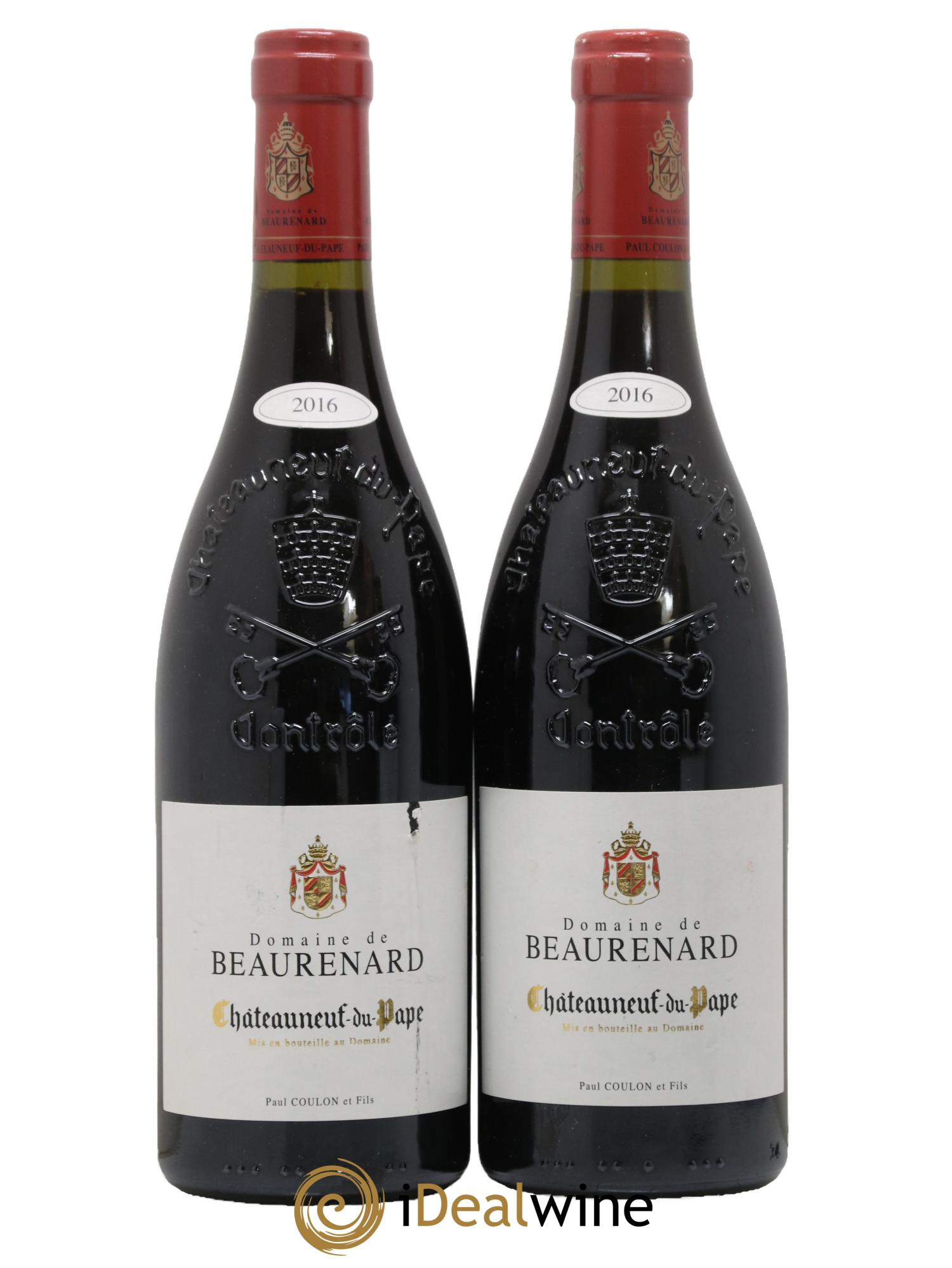 Châteauneuf-du-Pape Beaurenard (Domaine de) 2016 - Lotto di 2 bottiglie - 0