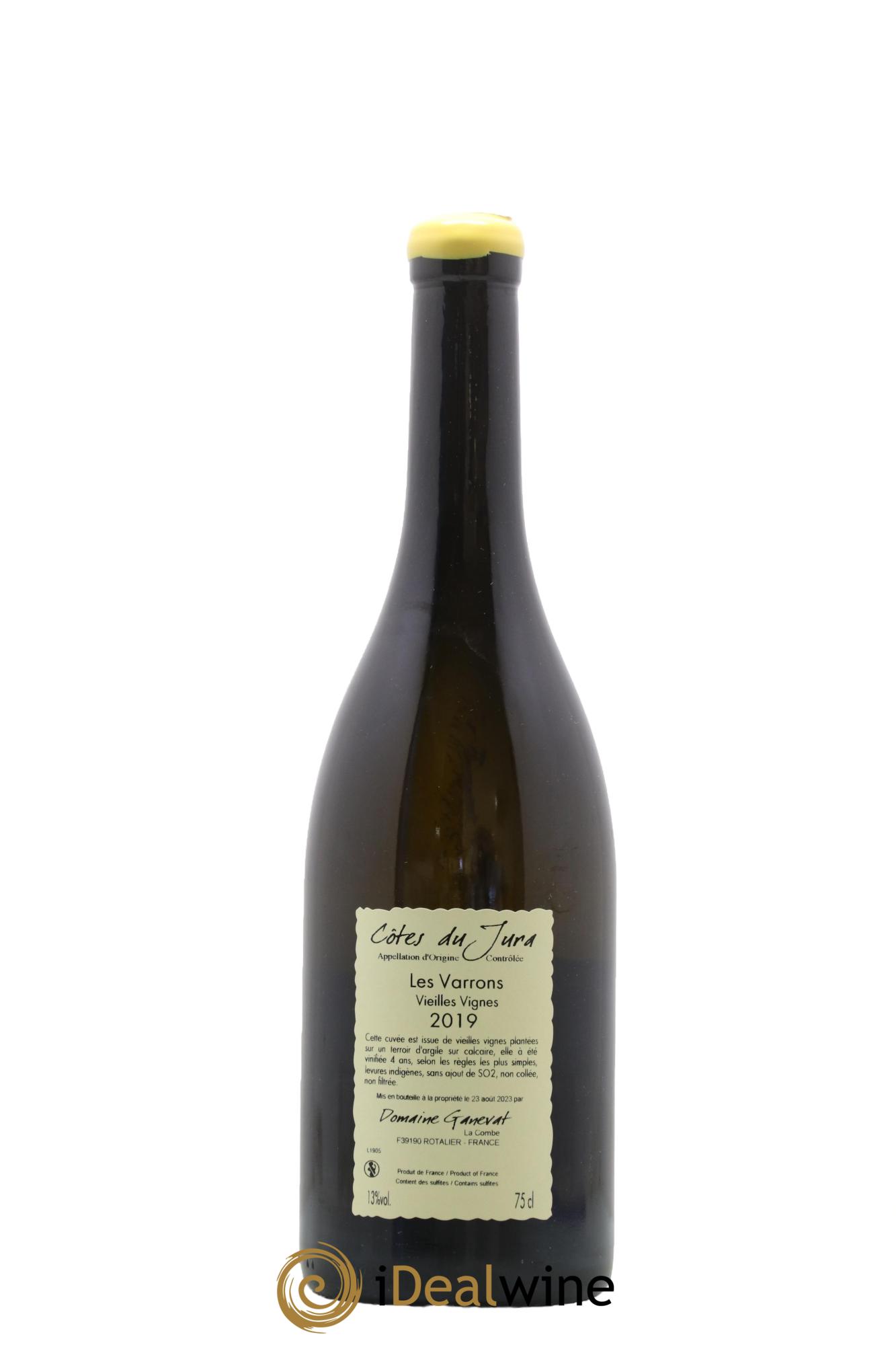 Côtes du Jura Les Varrons Vieilles Vignes Jean-François Ganevat (Domaine) 2019 - Posten von 1 Flasche - 1