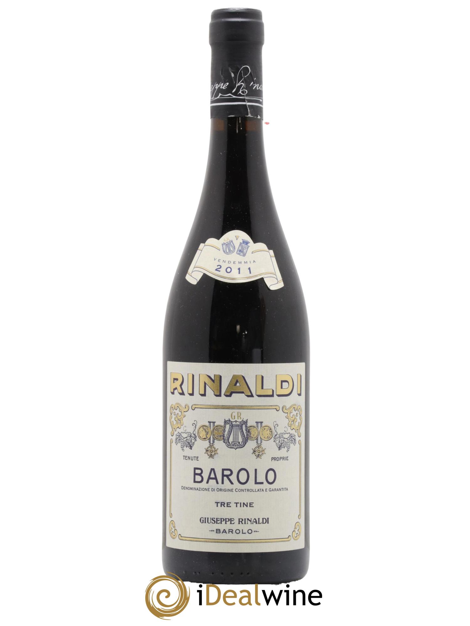 Barolo DOCG Tre Tine Giuseppe Rinaldi 2011 - Lotto di 1 bottiglia - 0