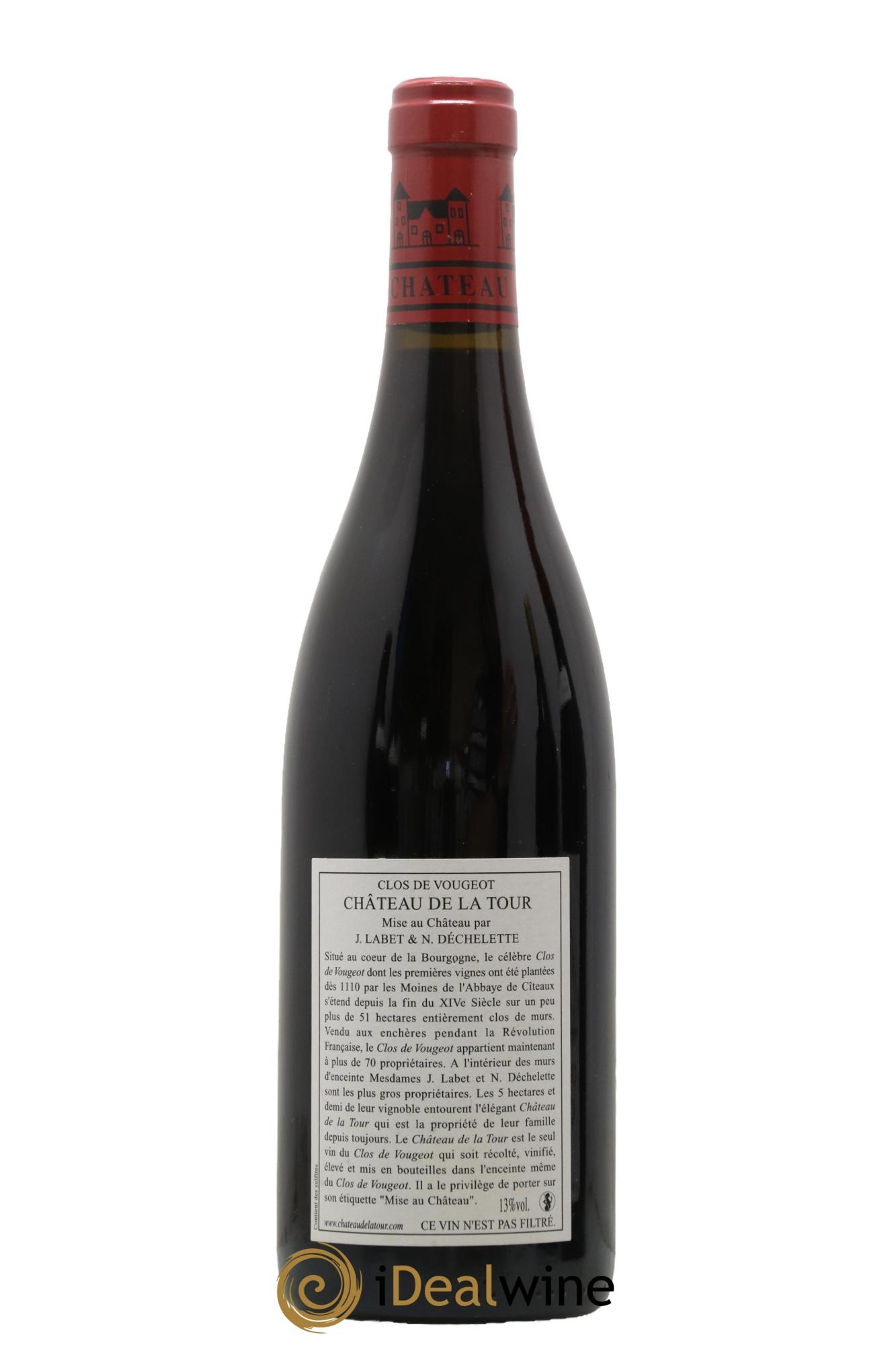 Clos de Vougeot Grand Cru Château de La Tour 2010 - Lotto di 1 bottiglia - 1