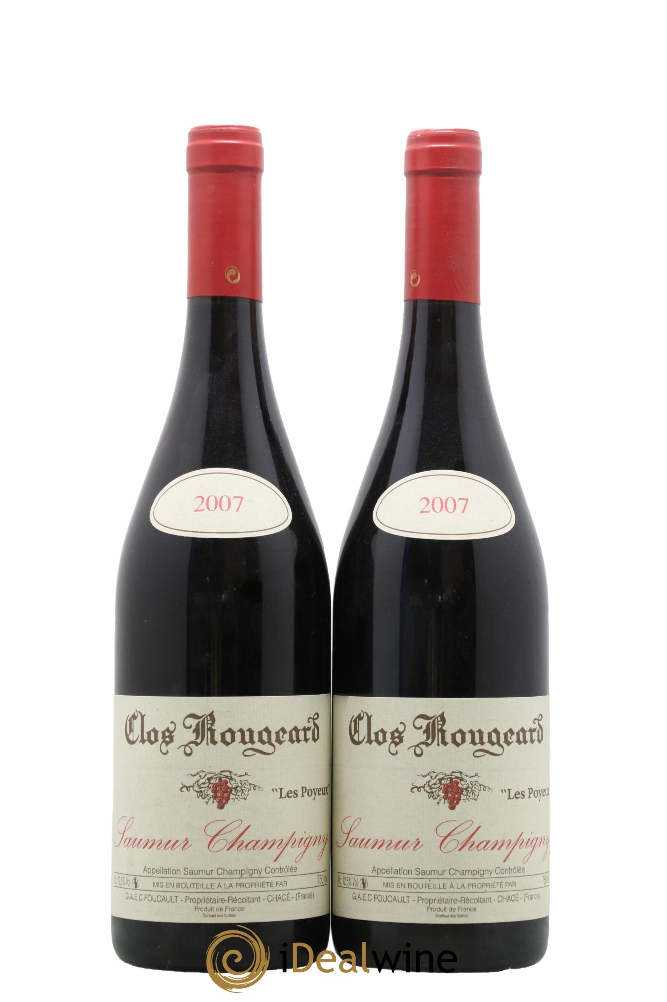 Saumur-Champigny Les Poyeux Clos Rougeard 2007 - Lot of 2 bottles - 0