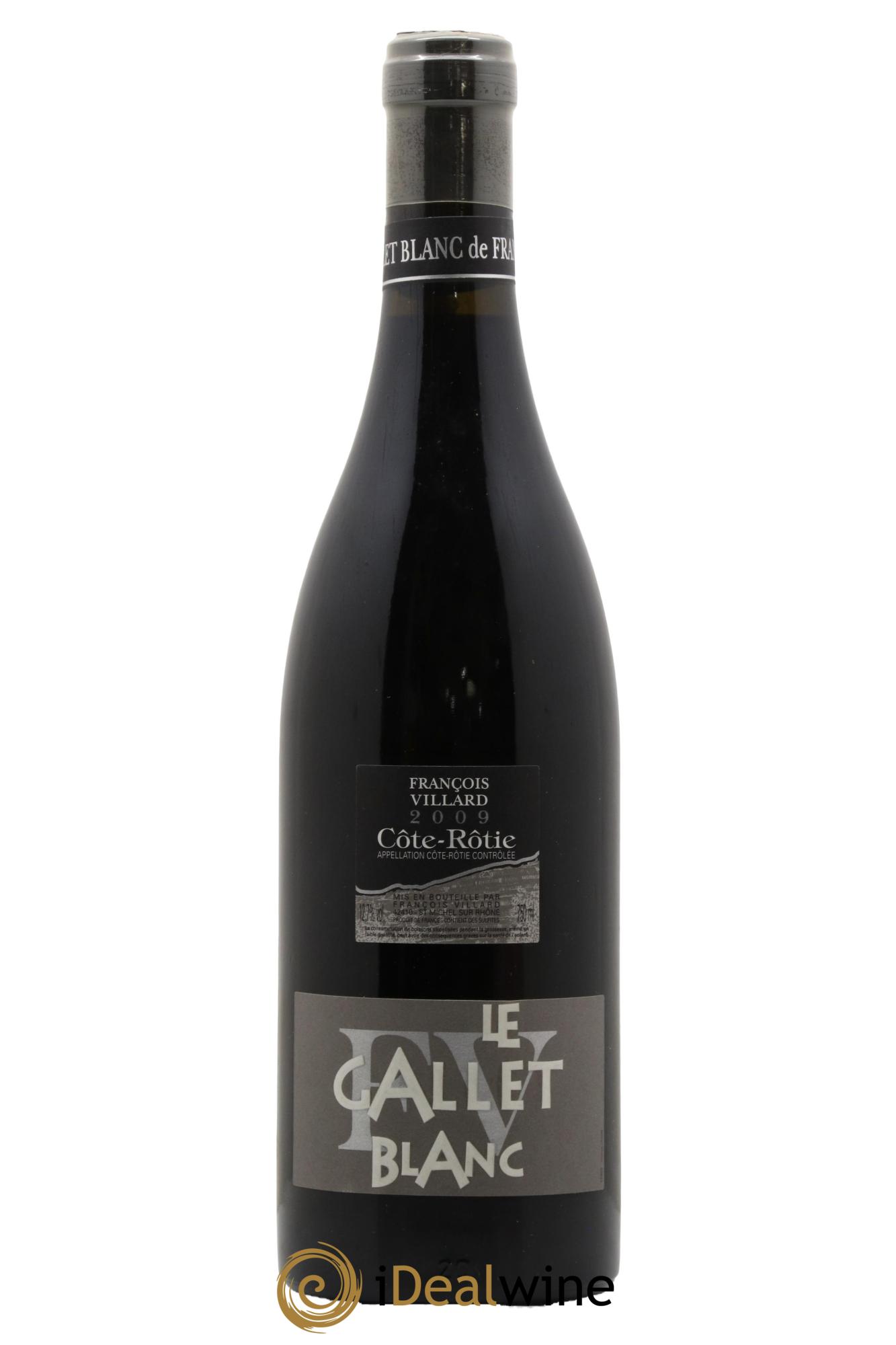 Côte-Rôtie Le Gallet Blanc François Villard 2009 - Lot de 1 bouteille - 0