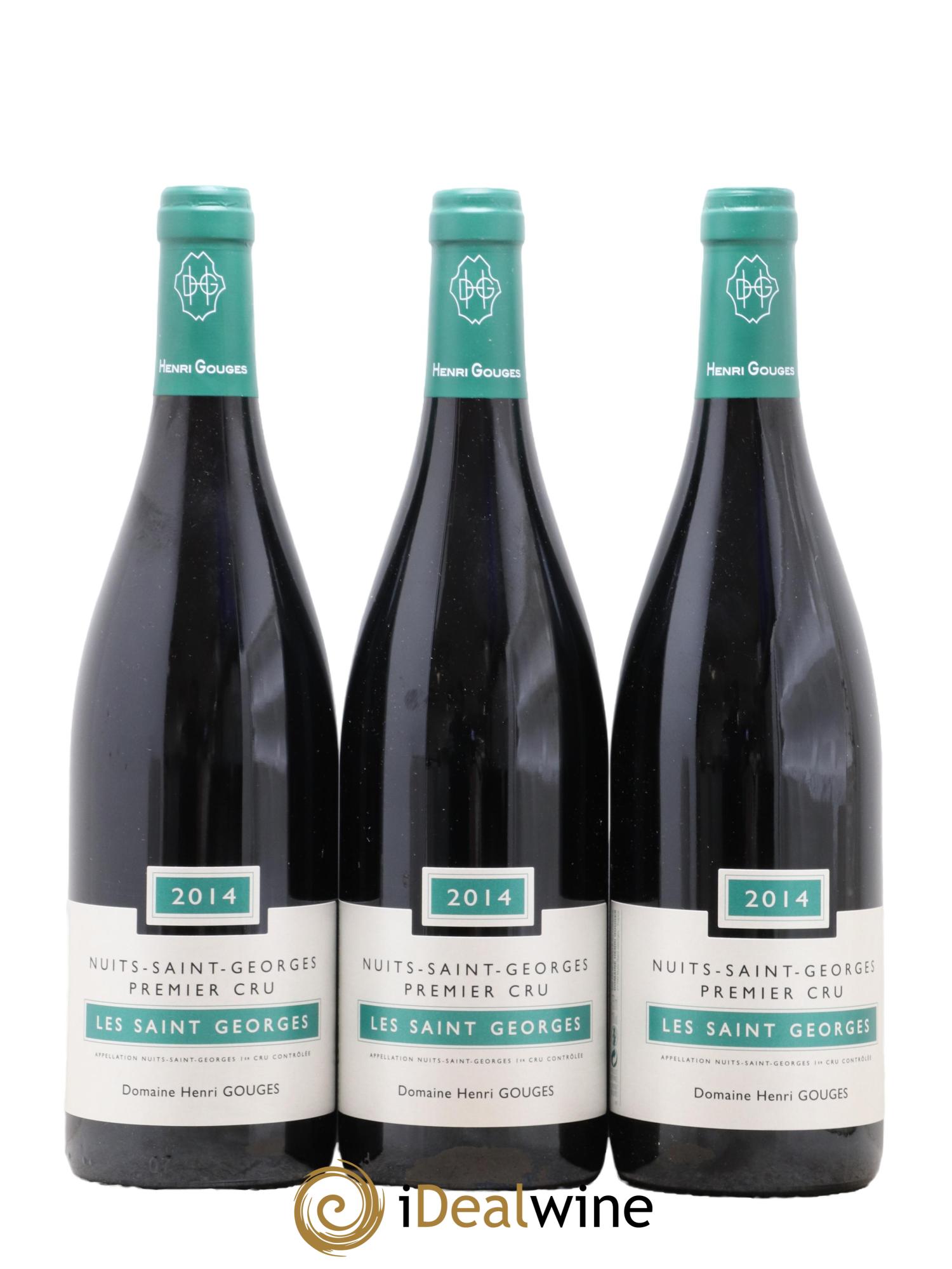 Nuits Saint-Georges 1er Cru Les Saints Georges Henri Gouges 2014 - Lot de 3 bouteilles - 0