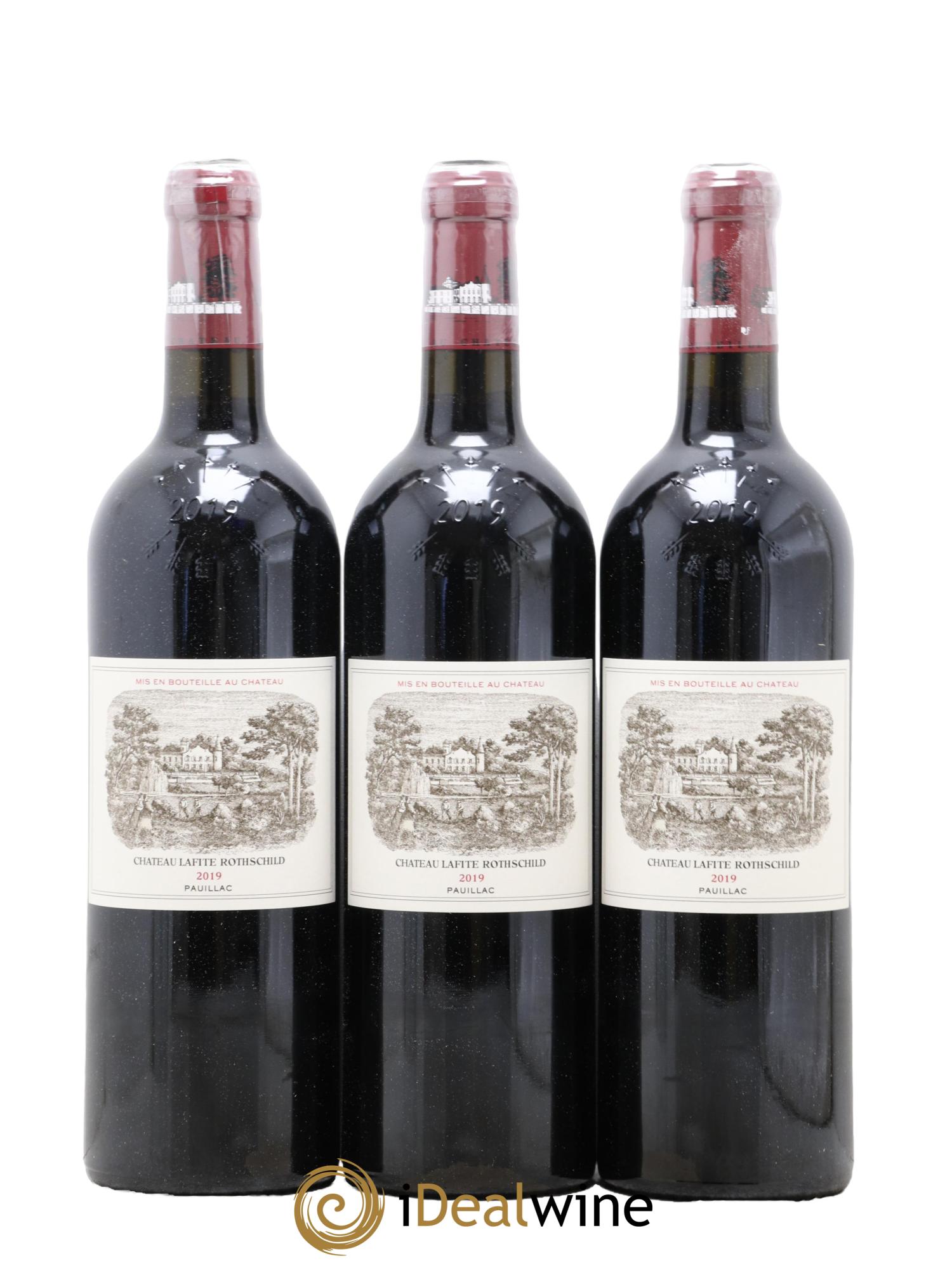 Château Lafite Rothschild 1er Grand Cru Classé 2019 - Lotto di 3 bottiglie - 0