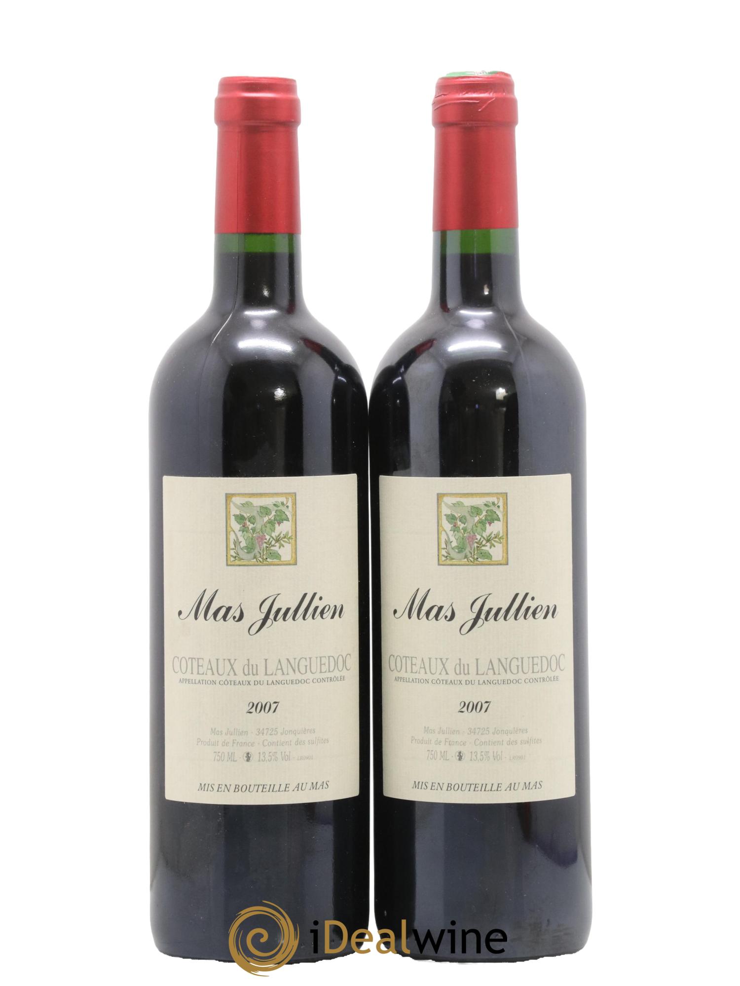 Coteaux du Languedoc - Terrasses du Larzac Mas Jullien Olivier Jullien 2007 - Lot de 2 bouteilles - 0