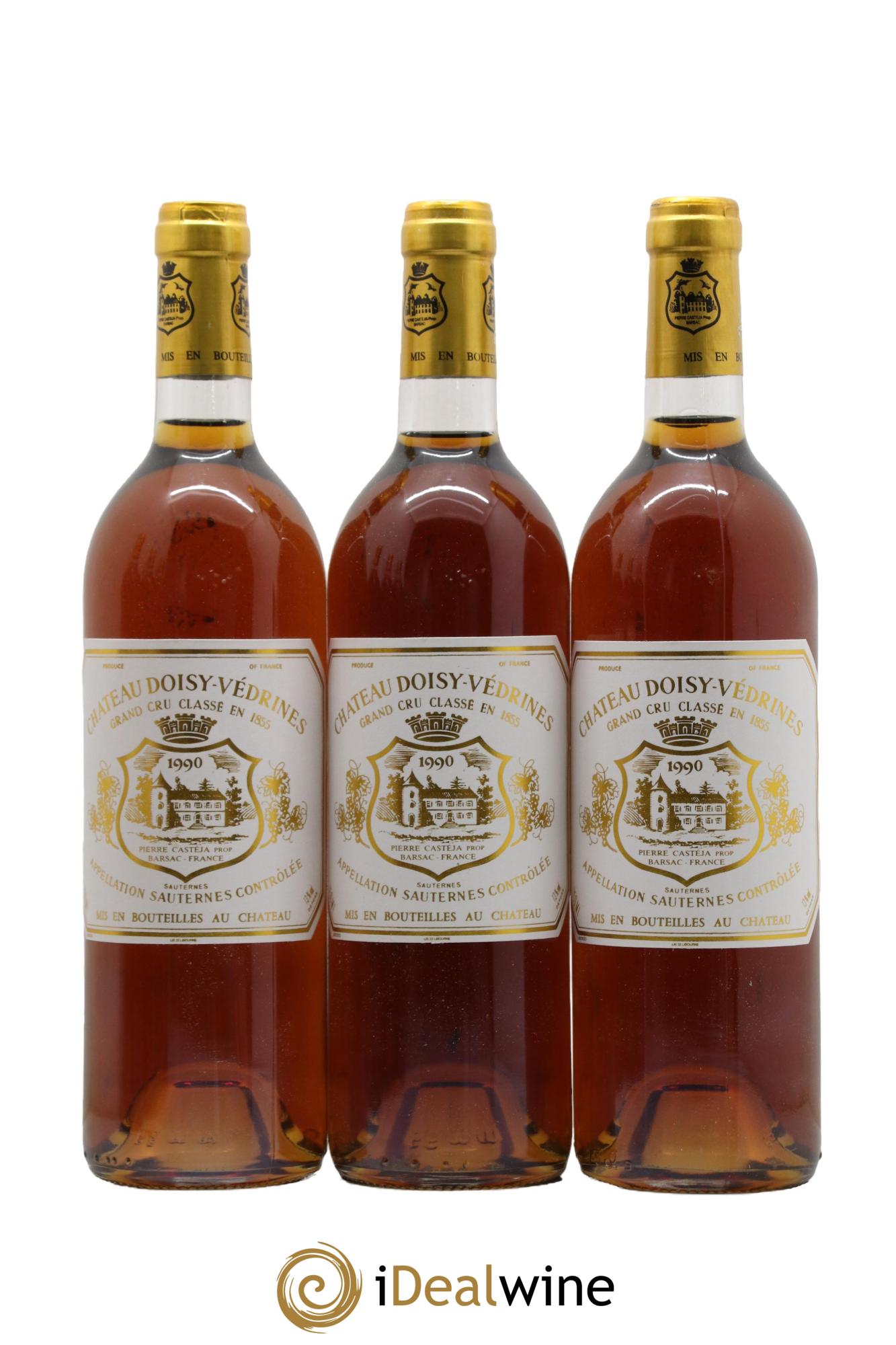 Château Doisy-Védrines 2ème Grand Cru Classé 1990 - Lot de 12 bouteilles - 1