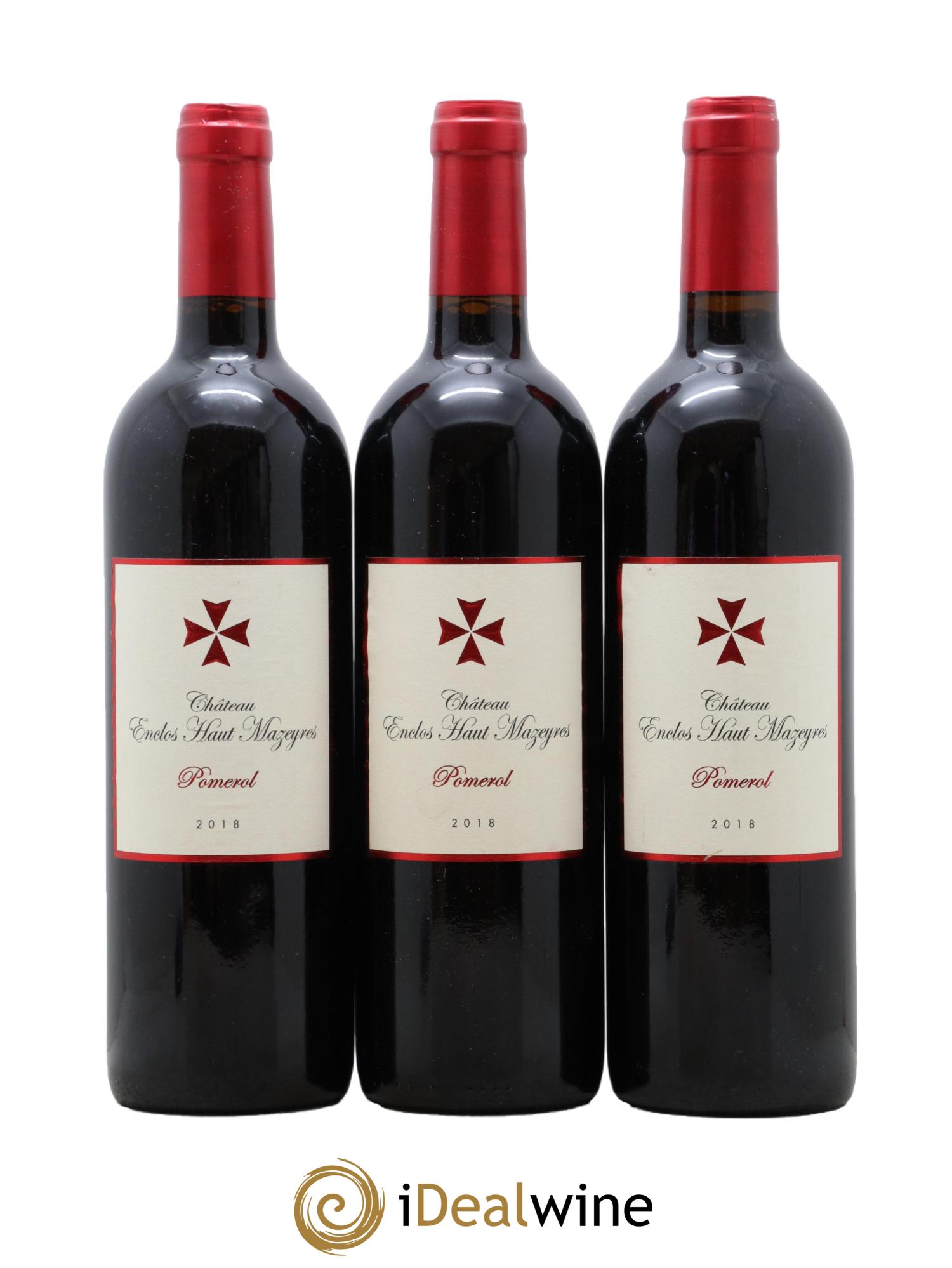 Château l' Enclos Haut Mazeyres 2018 - Lot de 3 bouteilles - 0