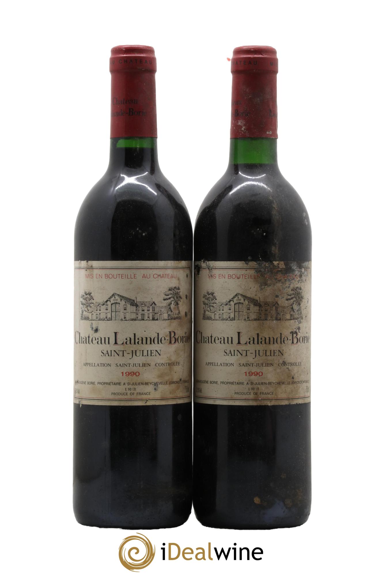 Château Lalande Borie 1990 - Posten von 2 Flaschen - 0