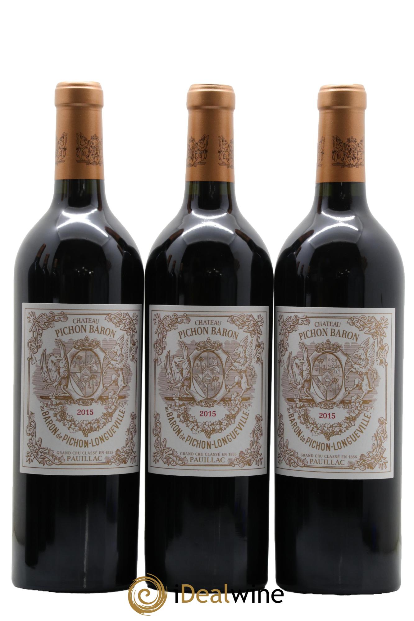 Pichon Longueville Baron 2ème Grand Cru Classé 2015 - Lotto di 6 bottiglie - 2