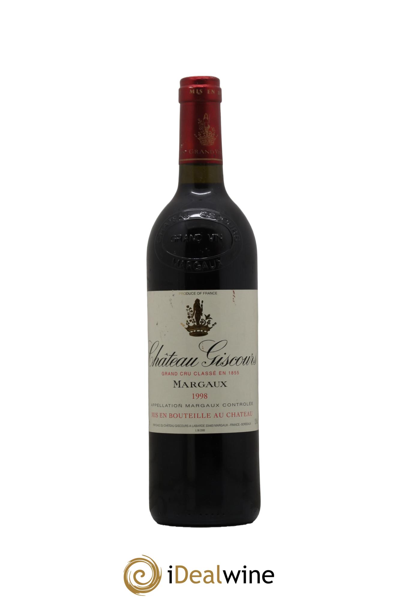 Château Giscours 3ème Grand Cru Classé  1998 - Posten von 1 Flasche - 0