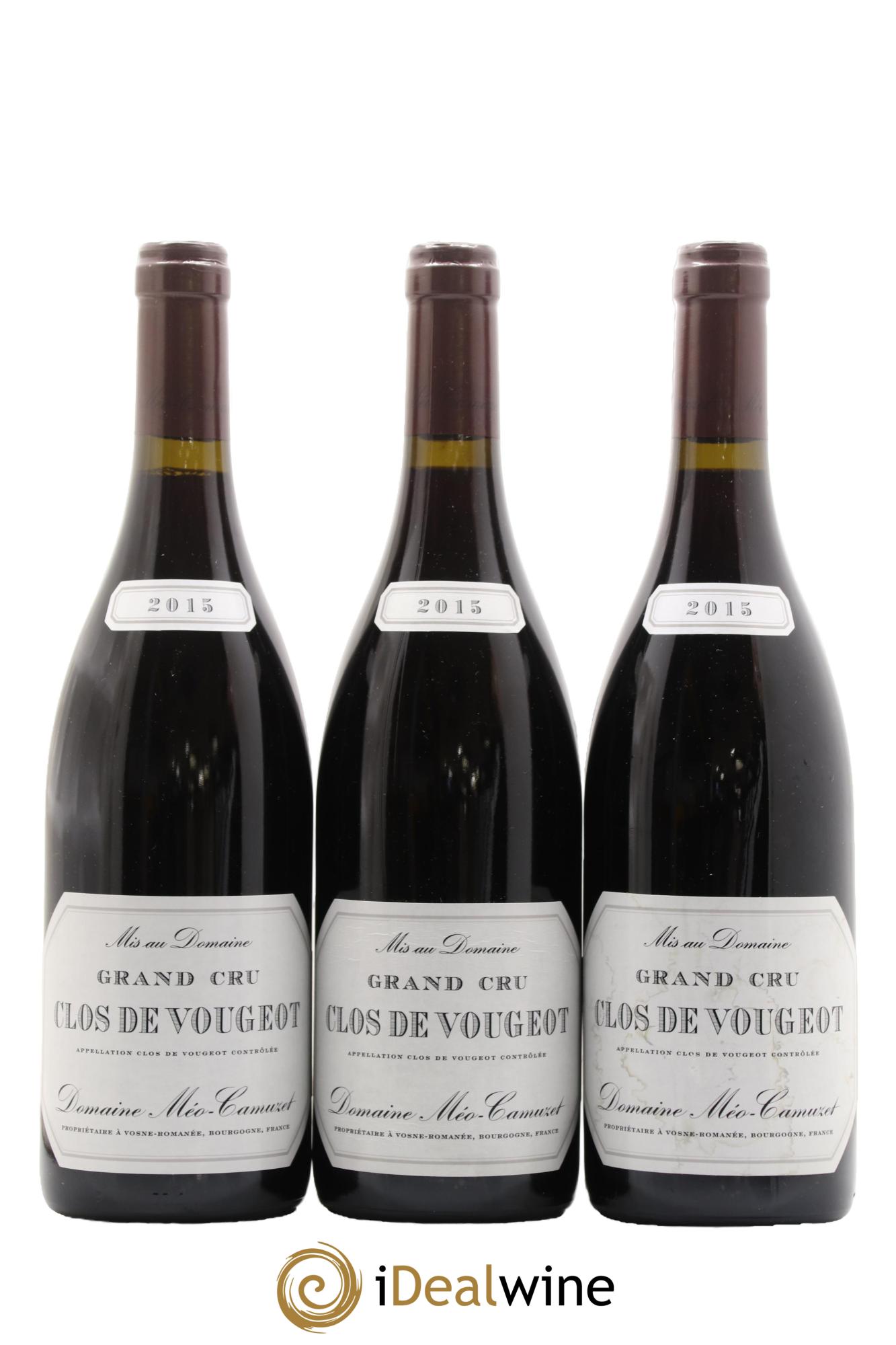 Clos de Vougeot Grand Cru Méo-Camuzet (Domaine) 2015 - Lot de 3 bouteilles - 0