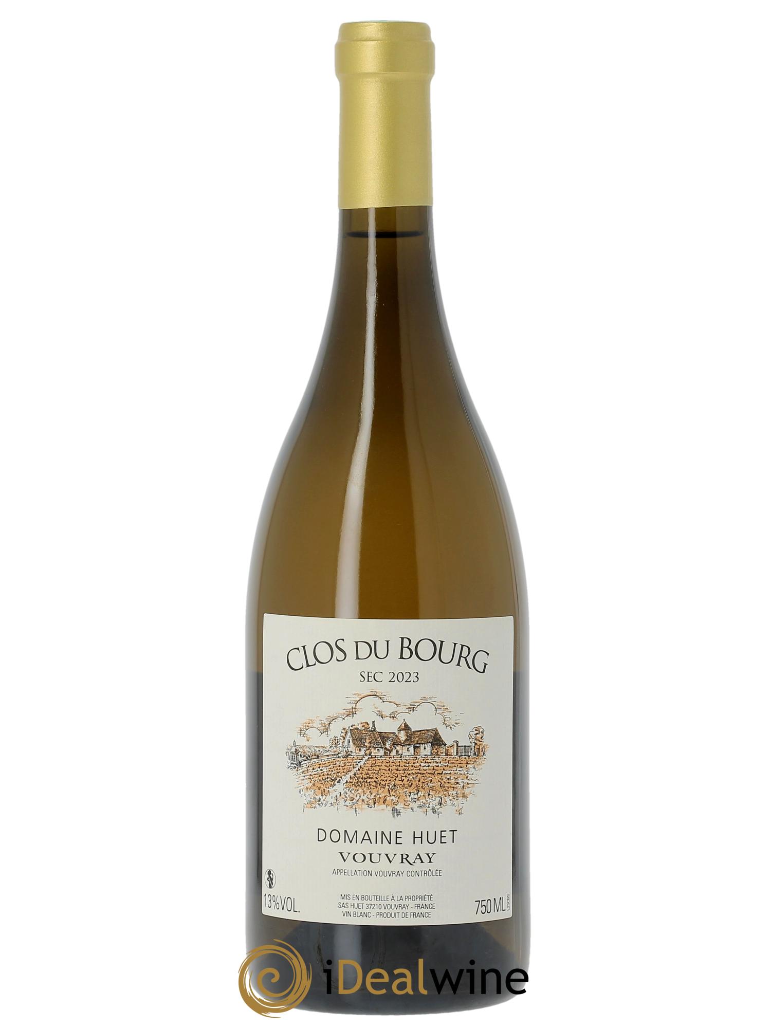 Vouvray Clos du Bourg Sec Domaine Huet  2023 - Posten von 1 Flasche - 0