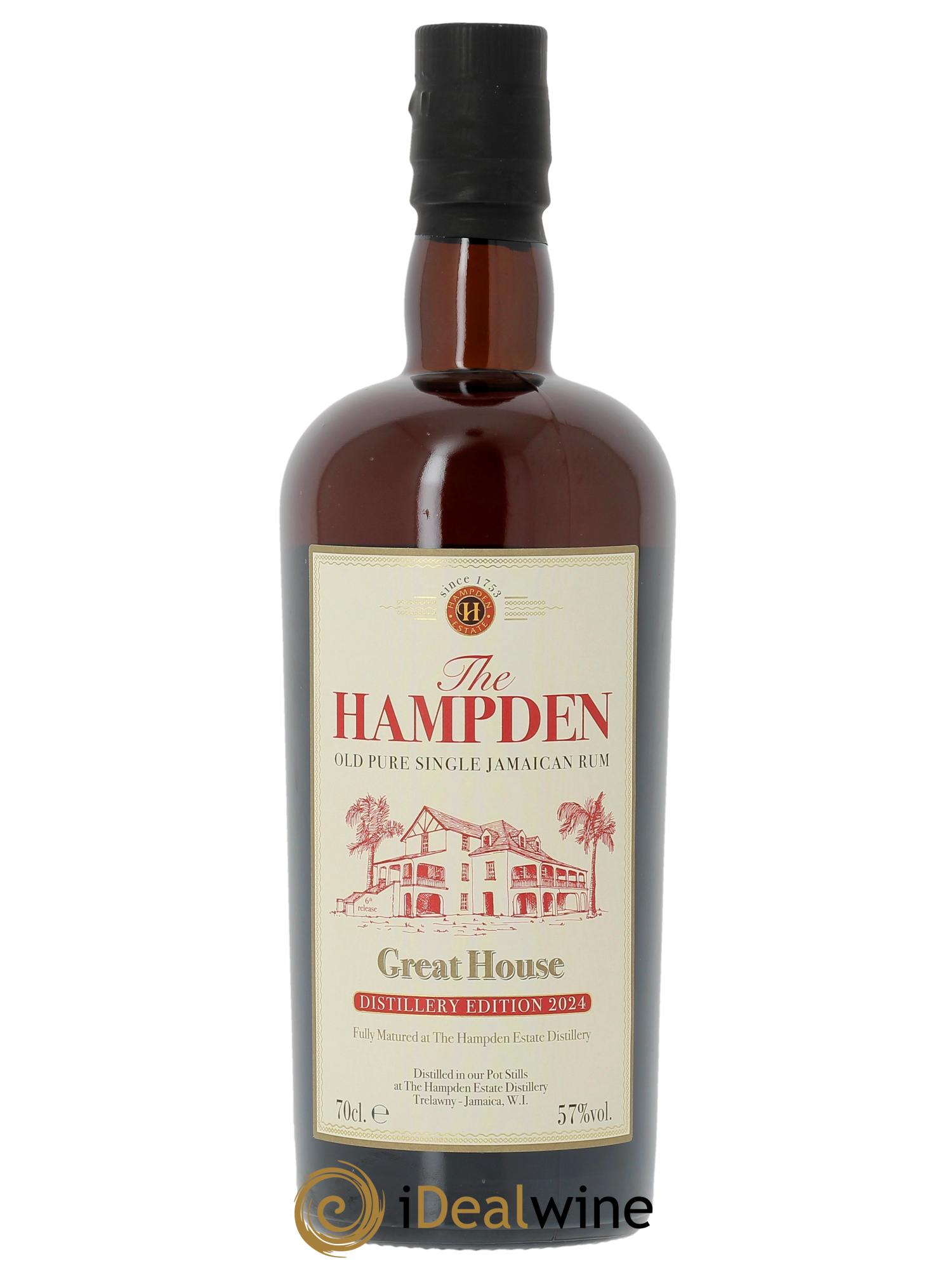 Rhum Hampden Great House Distillery Edition 2024  - Lot de 1 bouteille - 1