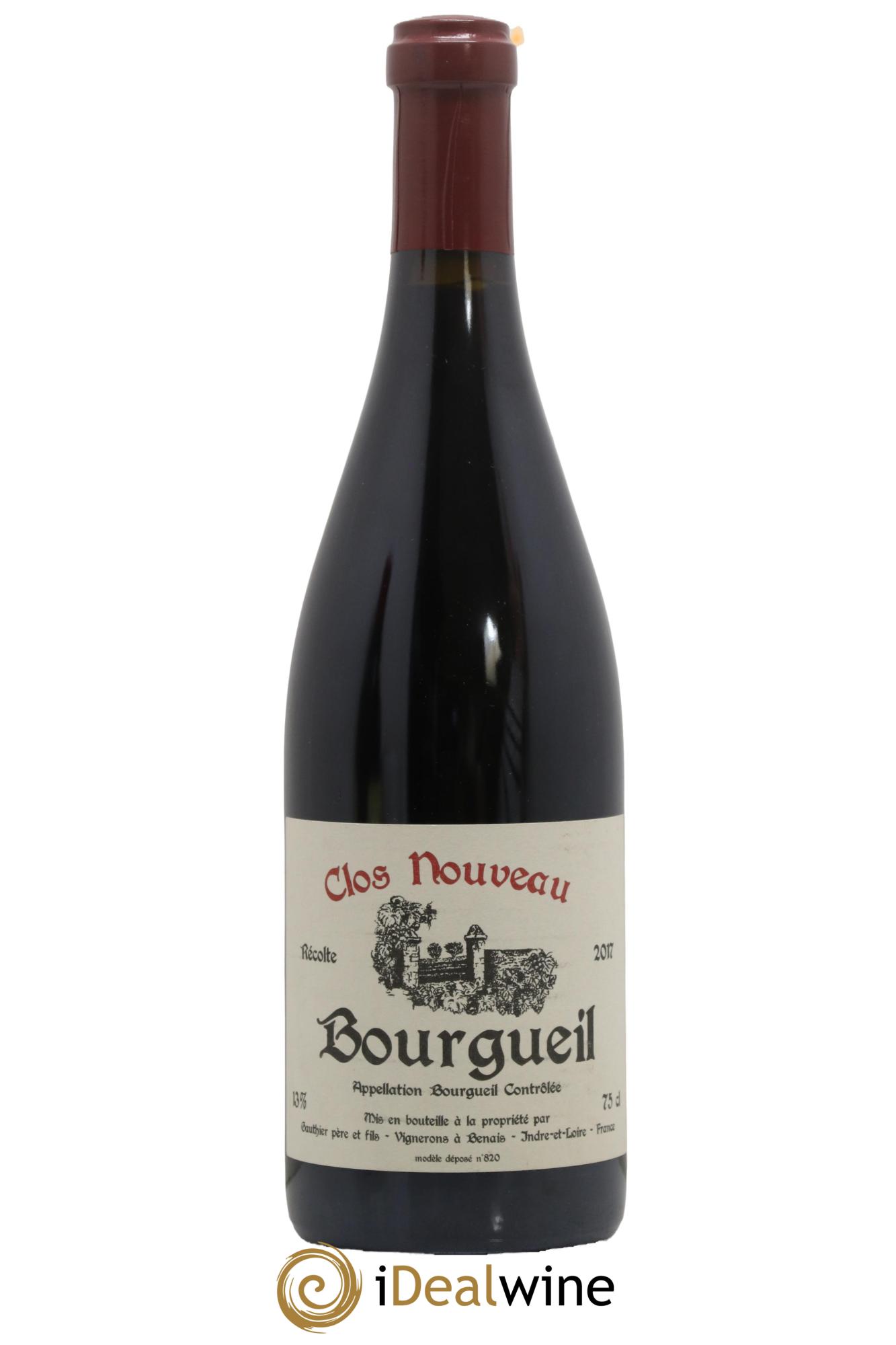 Bourgueil Clos Nouveau Domaine du Bel Air 2017 - Lot de 1 bouteille - 0