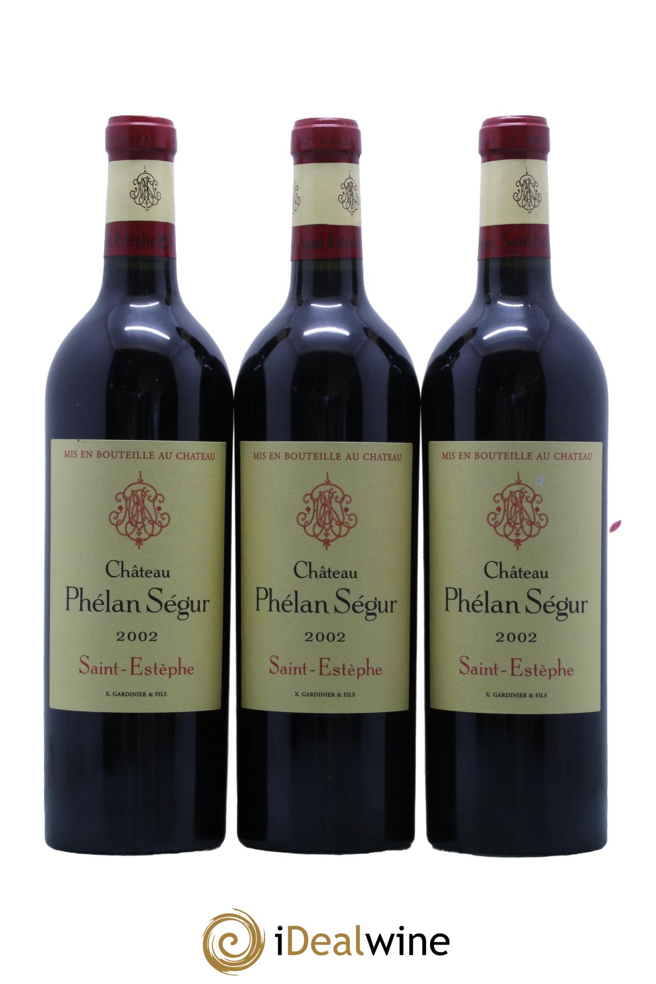 Château Phélan Ségur  2002 - Lot of 12 bottles - 2