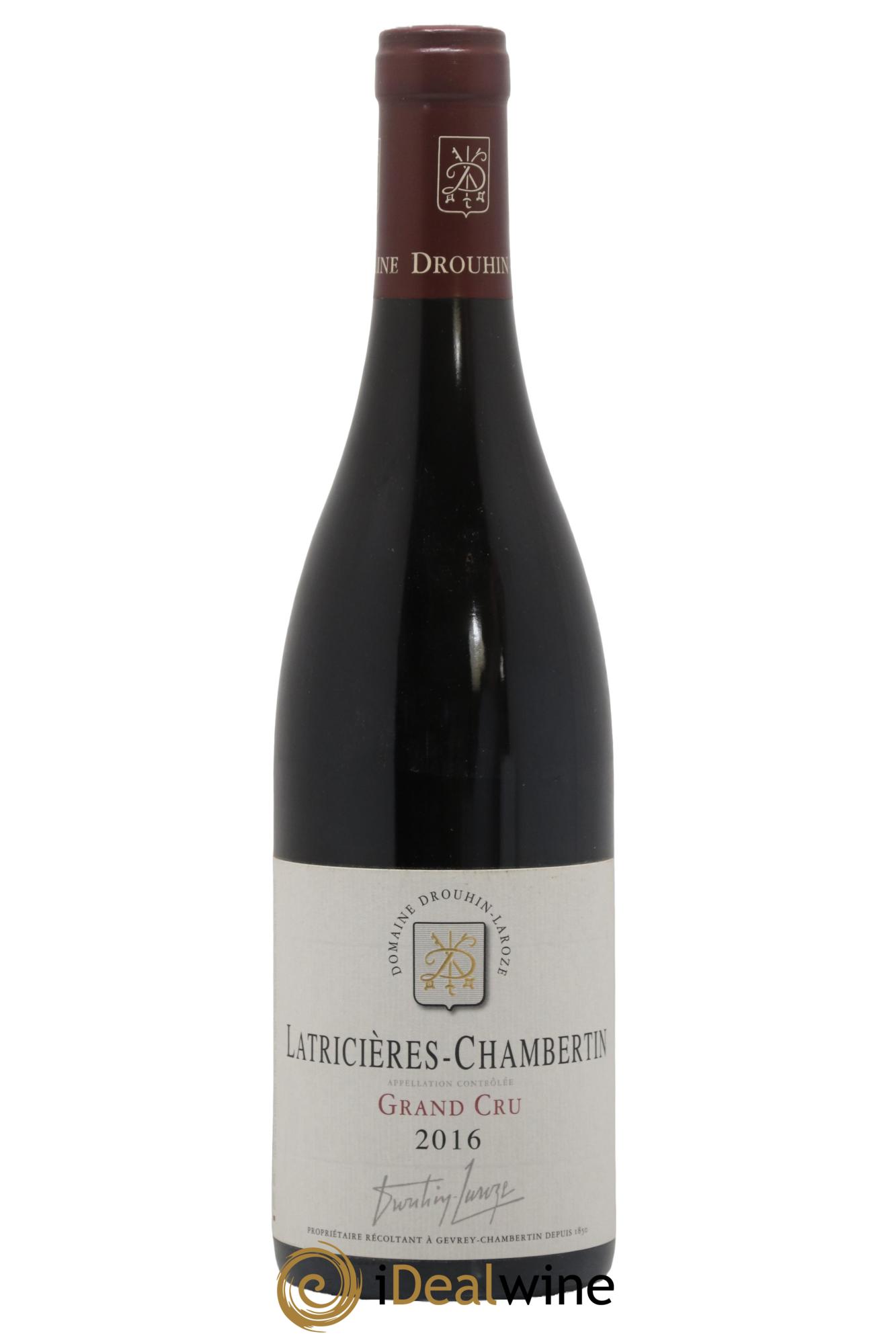 Latricières-Chambertin Grand Cru Domaine Drouhin-Laroze  2016 - Lotto di 1 bottiglia - 0