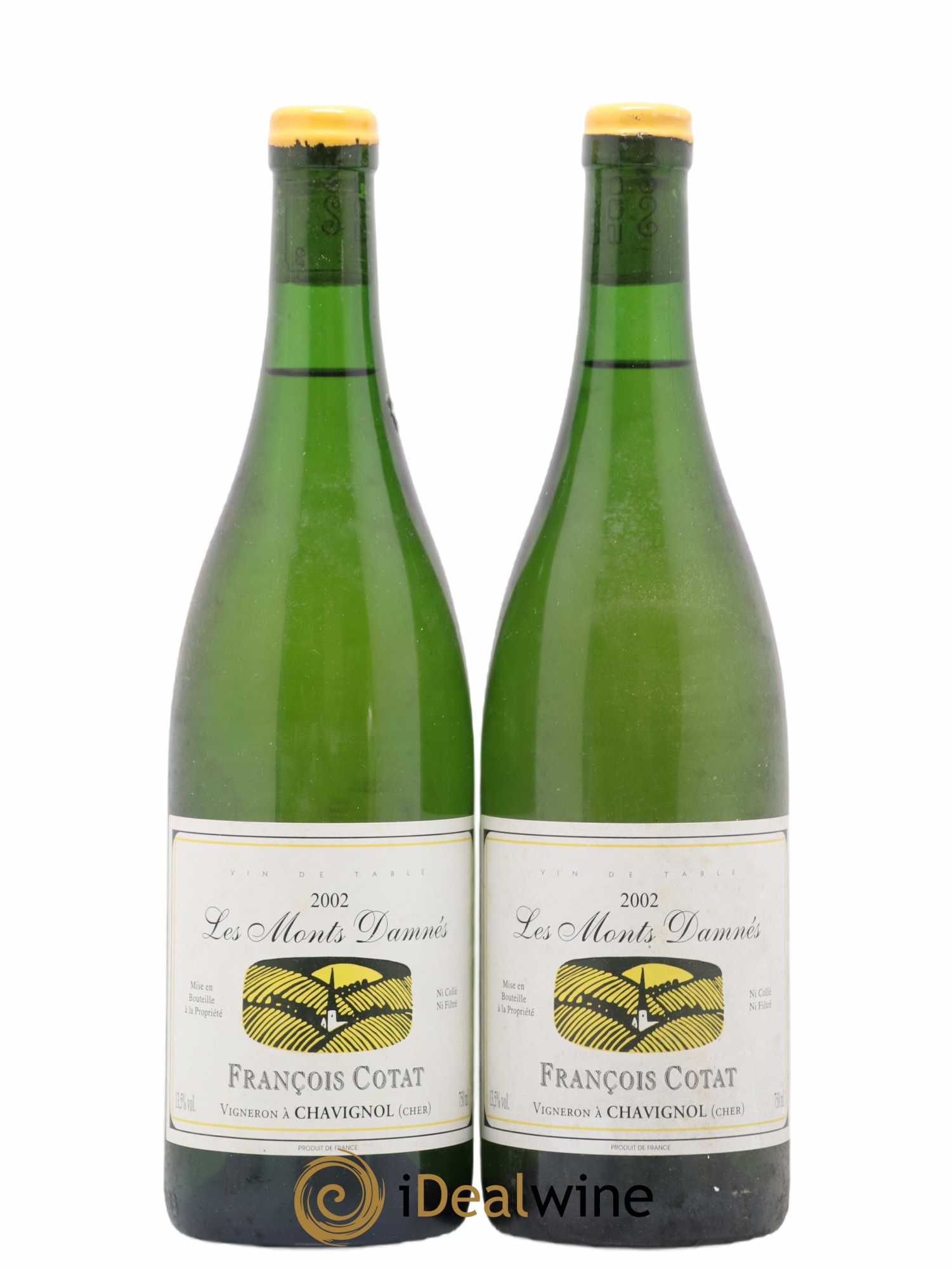 Sancerre Les Monts Damnés François Cotat  2002 - Lotto di 2 bottiglie - 0