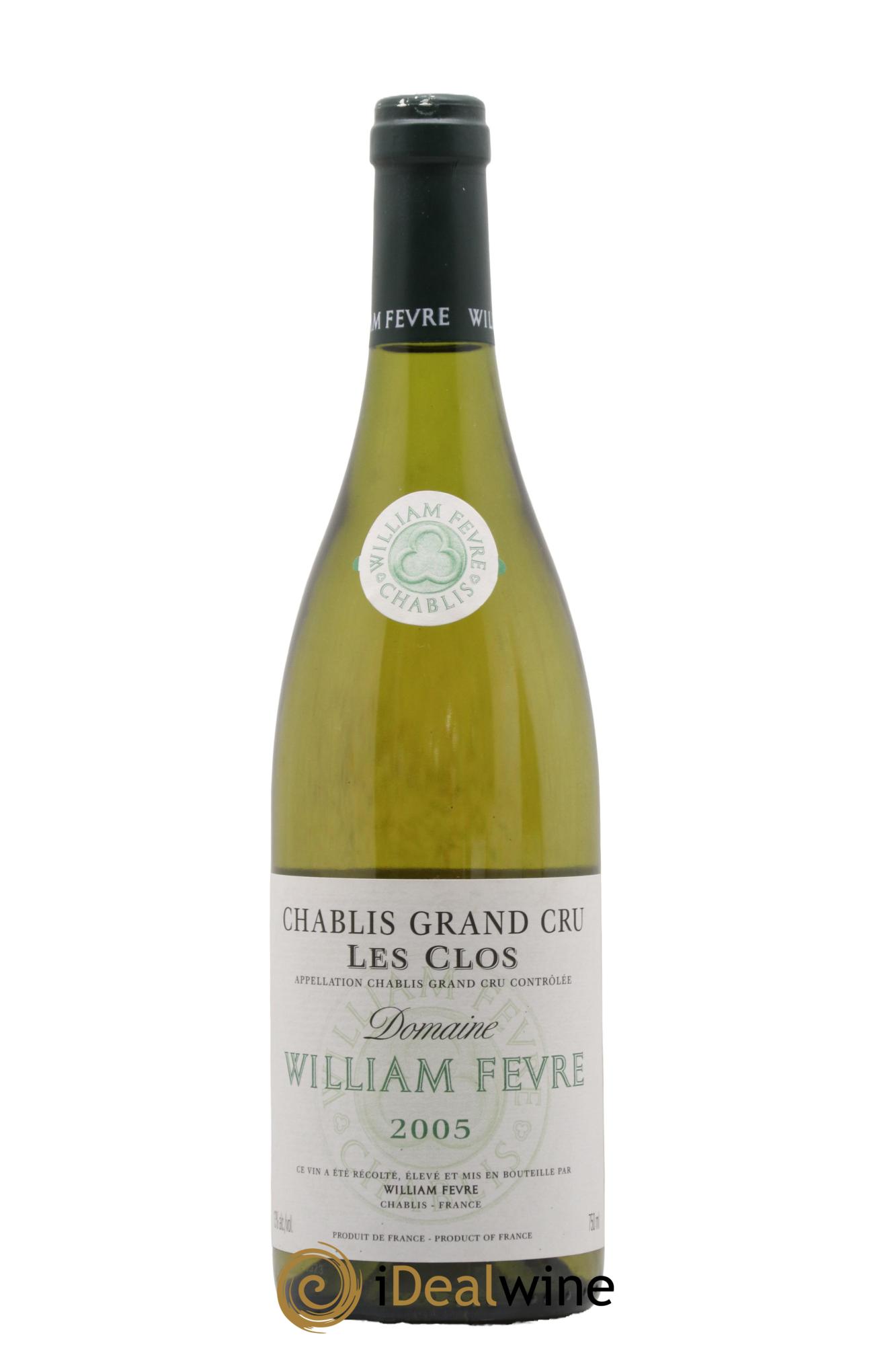 Chablis Grand Cru Les Clos William Fèvre 2005 - Posten von 1 Flasche - 0