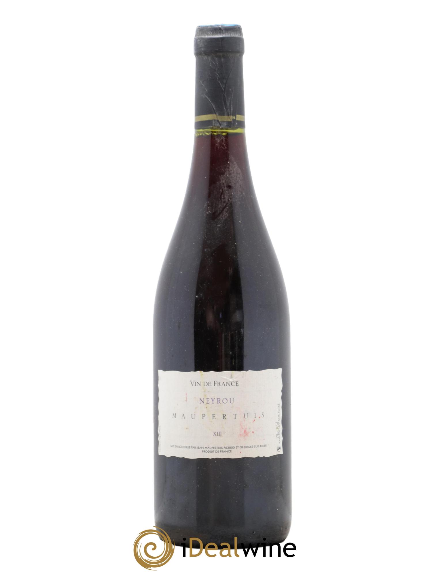 Vin de France Neyrou Jean Maupertuis 2013 - Lot de 1 bouteille - 0