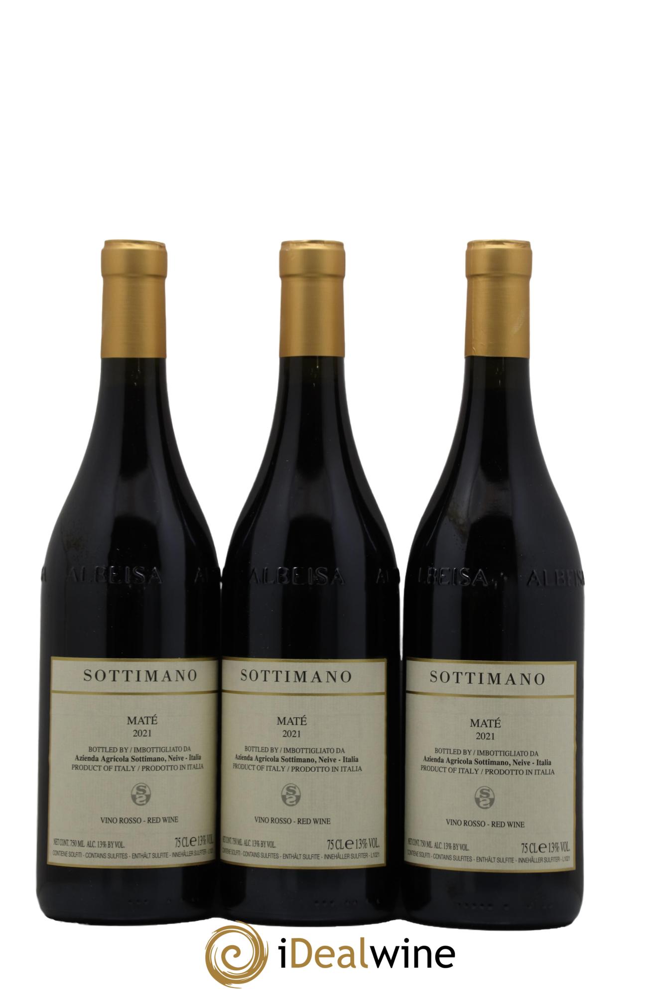 Piémont Maté Sottimano  2021 - Lot de 3 bouteilles - 0